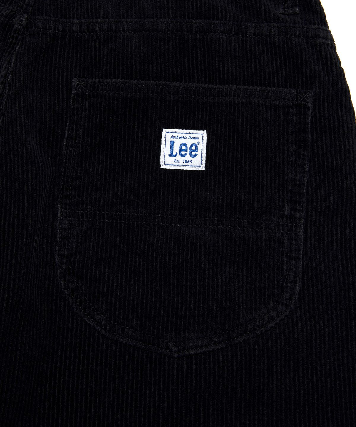 리(LEE) 코듀로이 페인터 버뮤다 팬츠 블랙