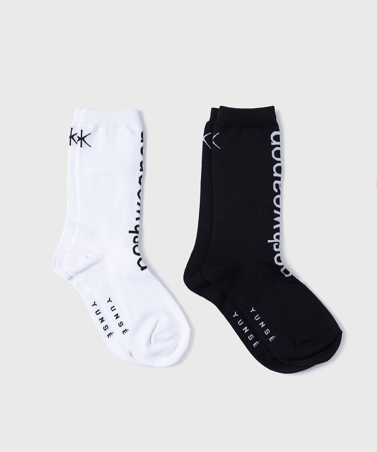 윤세(YUNSE) 해치 로고 삭스 (블랙)