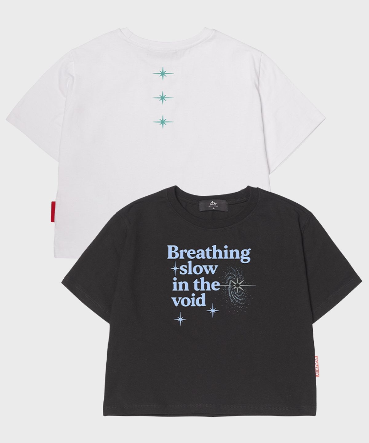 아티스트웨어(ARTISTWEAR) [ATW] 보이드라이트 크롭 반팔티