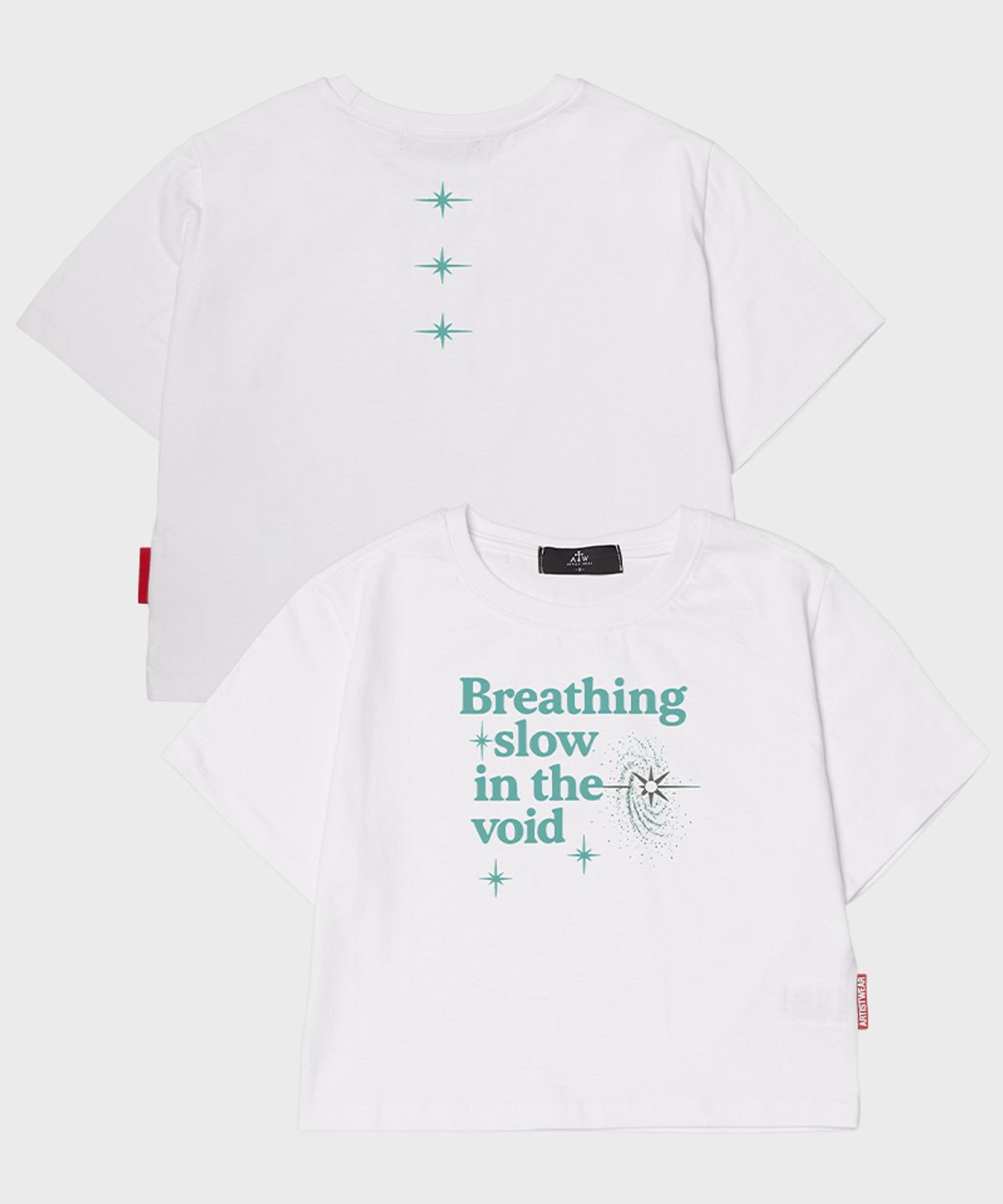 아티스트웨어(ARTISTWEAR) [ATW] 보이드라이트 크롭 반팔티