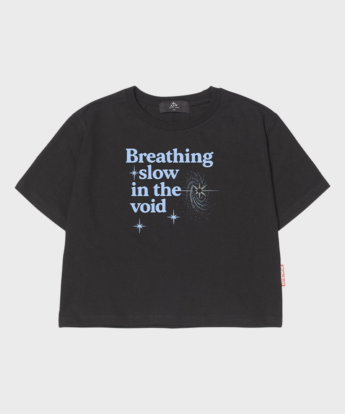 아티스트웨어(ARTISTWEAR) [ATW] 보이드라이트 크롭 반팔티