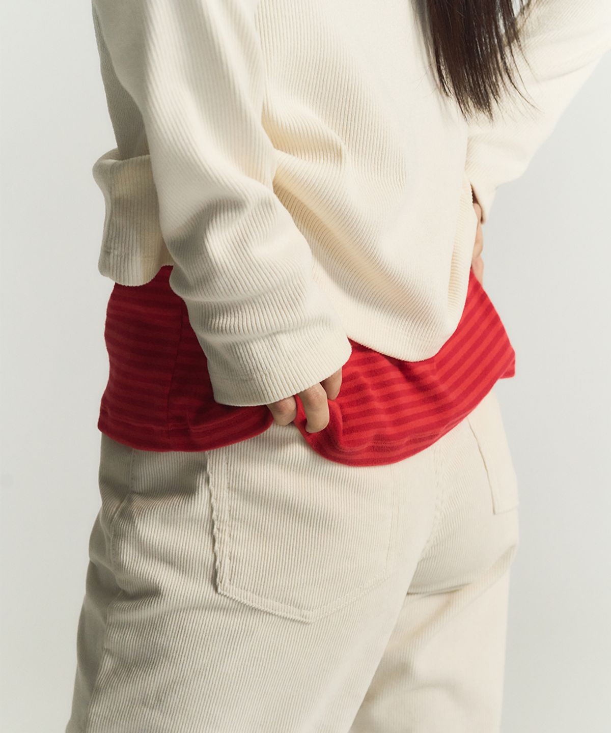 러프사이드 화이트라벨(ROUGH SIDE WHITE LABEL) High-neck Long Sleeve (3color)