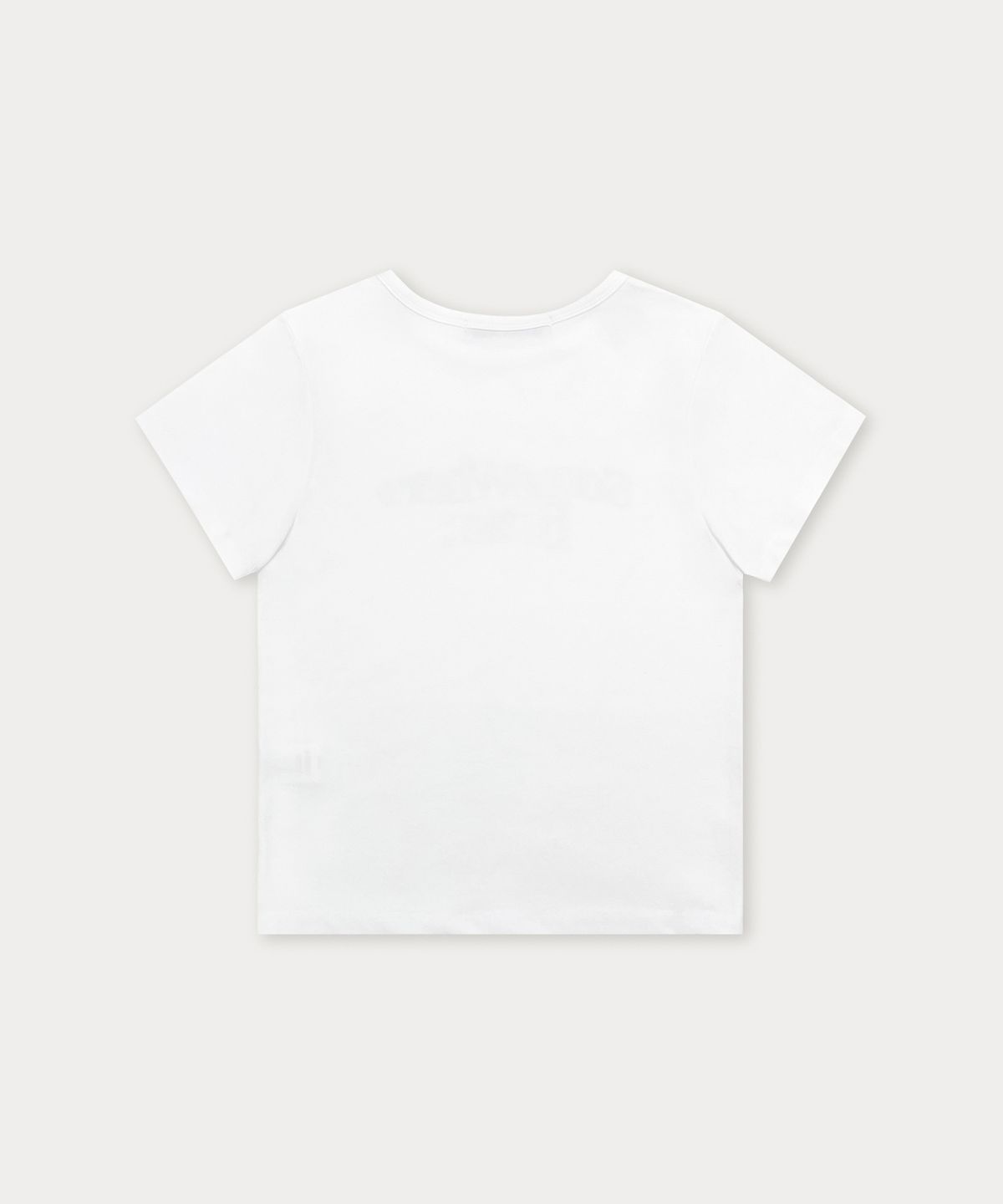 썸웨어버터(SOMEWHEREBUTTER) Kitsch Wave Logo Top - Ivory