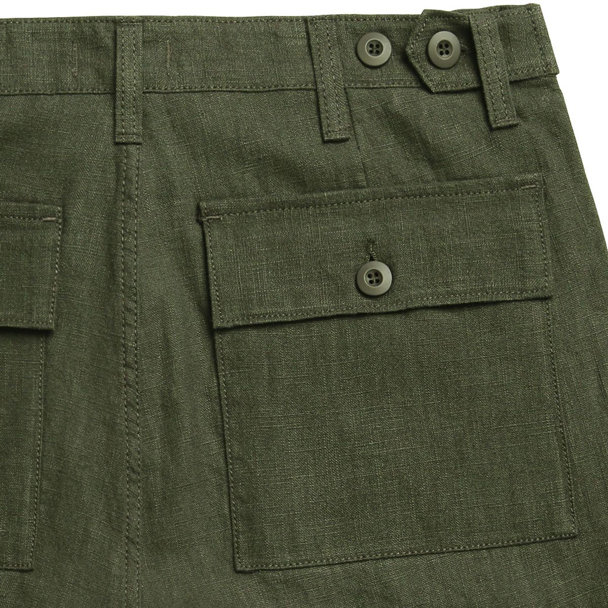 솔티(SORTIE) Utility Linen Fatigue Pants (Khaki)