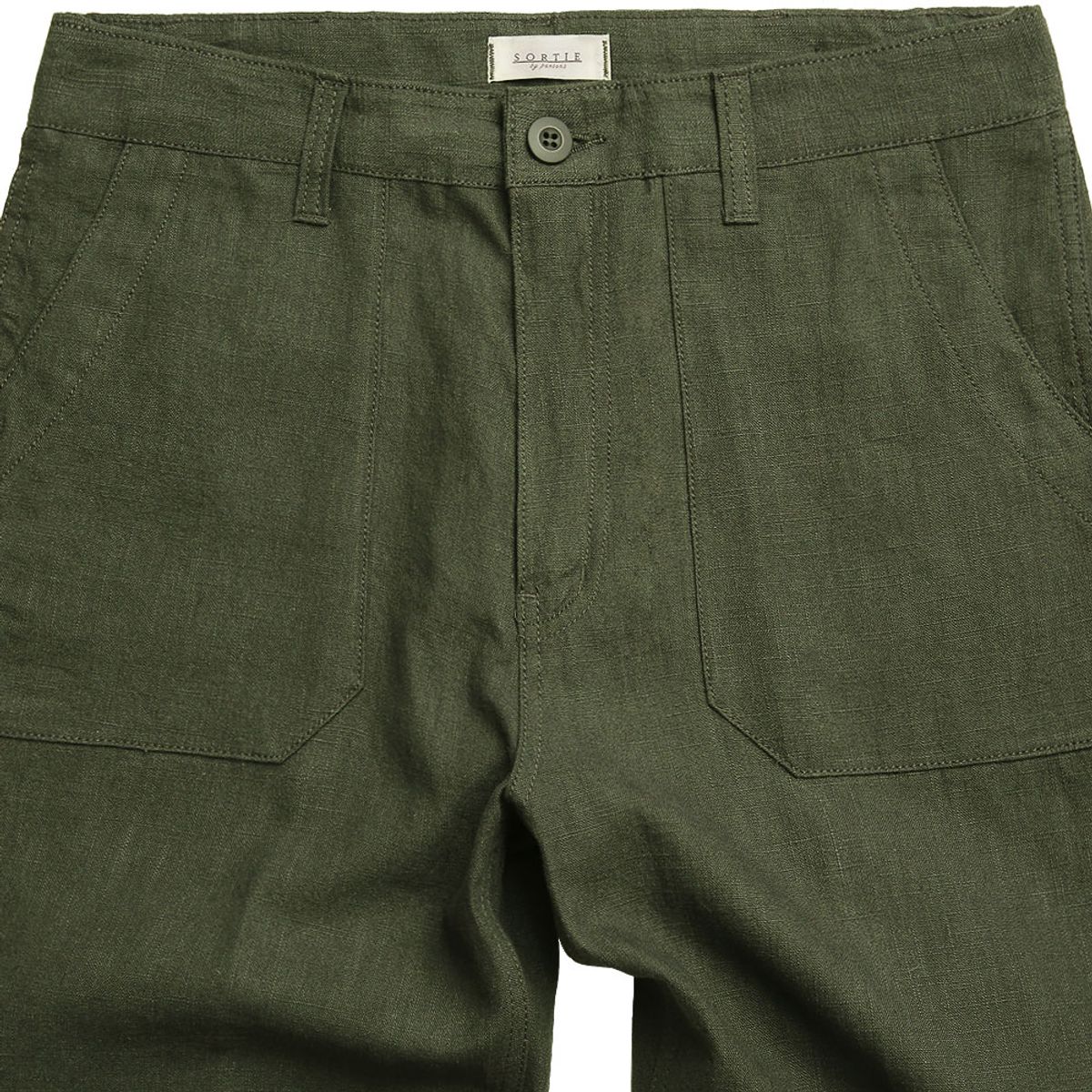 솔티(SORTIE) Utility Linen Fatigue Pants (Khaki)