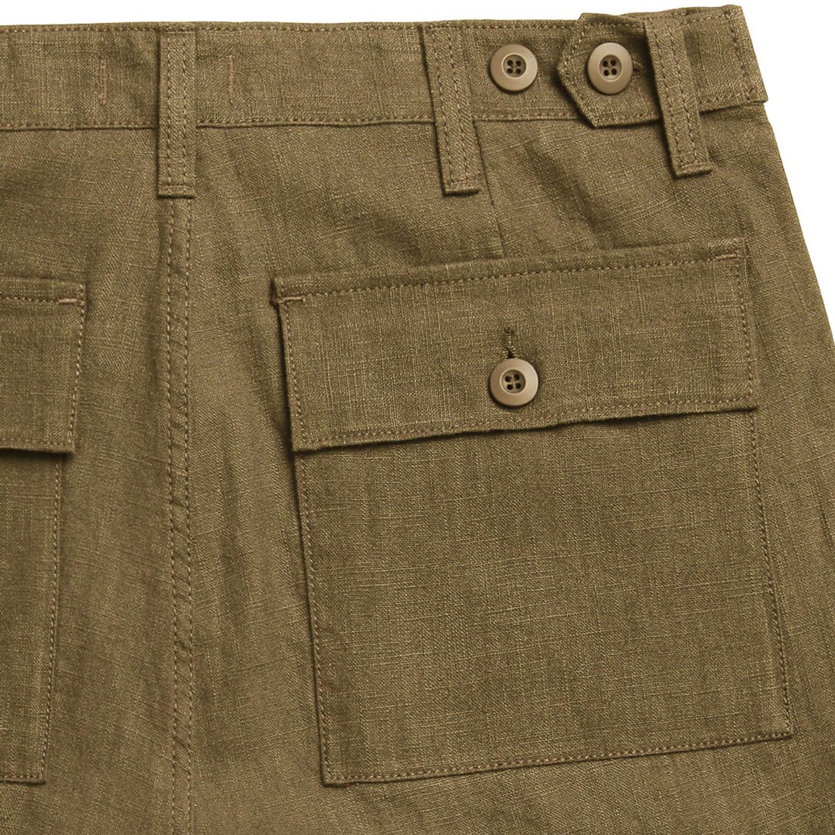 솔티(SORTIE) Utility Linen Fatigue Pants (Beige)