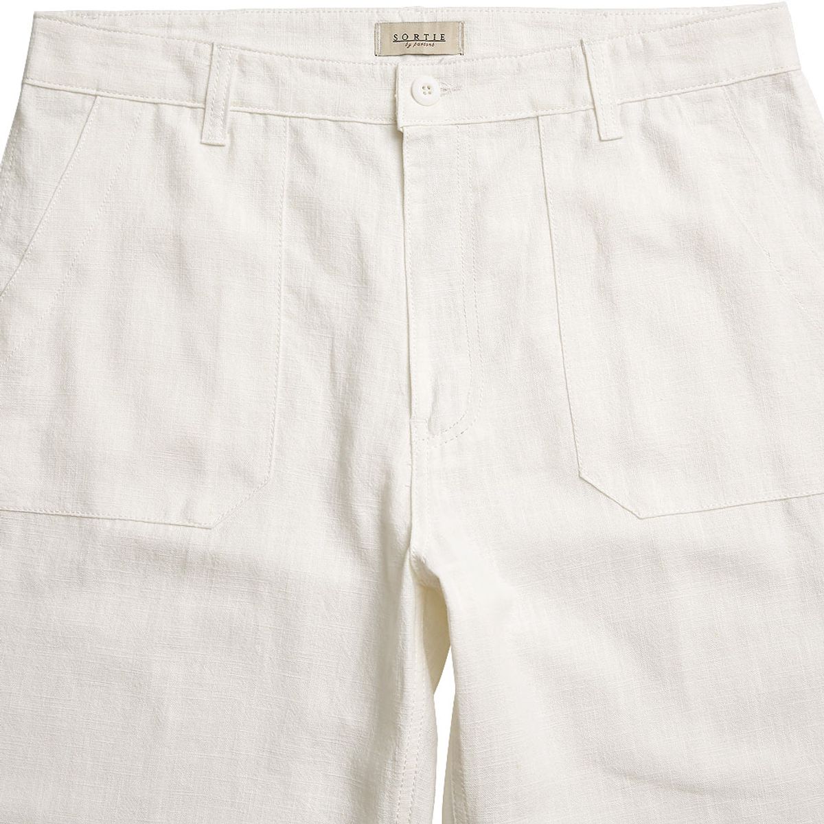 솔티(SORTIE) Utility Linen Fatigue Pants (Ivory)