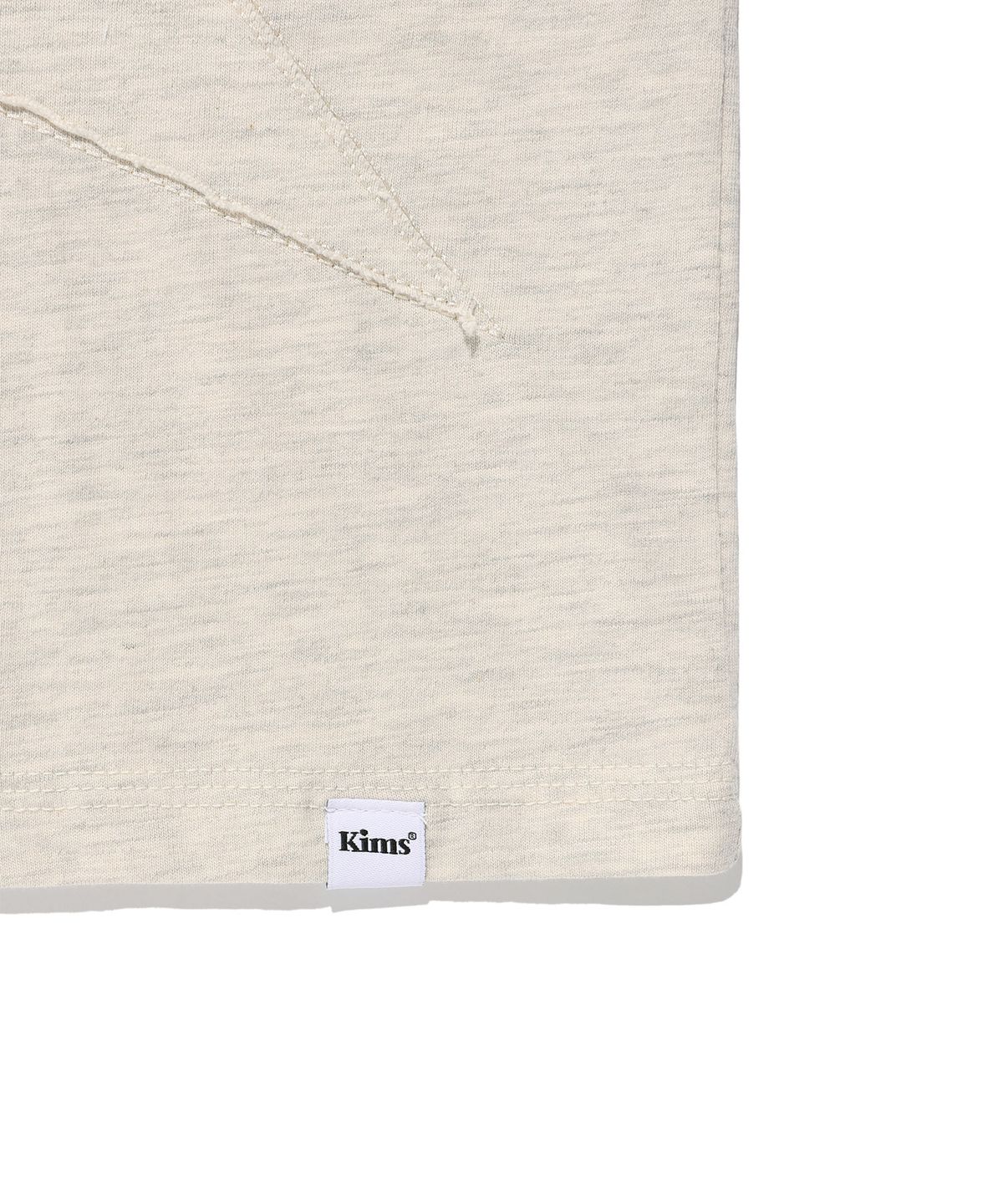 킴스 프레시 코튼 마켓(KIMS FRESH COTTON MARKET) Three Single Star Tee Oatmeal