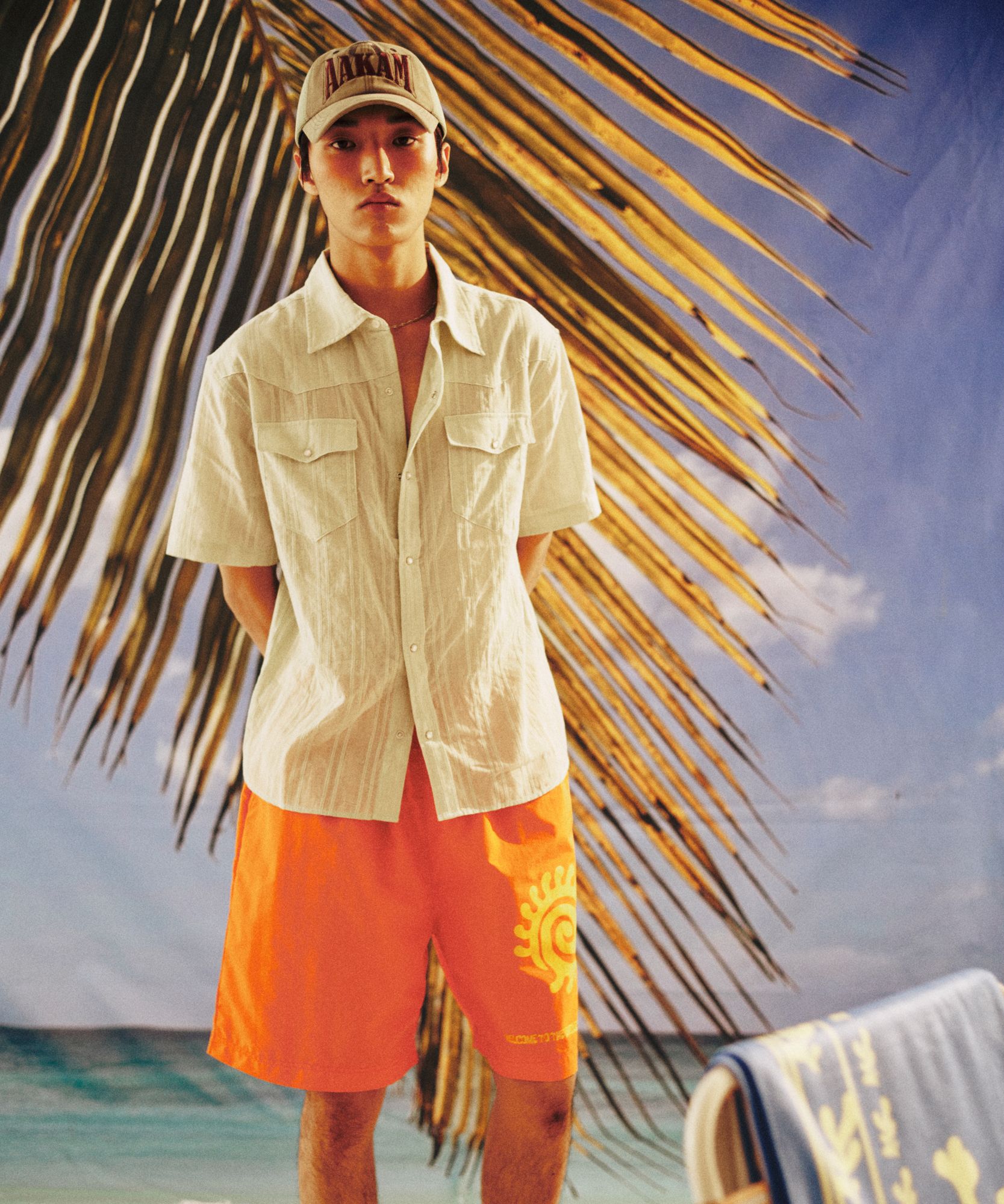 キャップ AAKAM Needlework Symbol Ball Cap HS5D0116 MUSINSA | AAKAM Needlework Symbol Ball Cap (White)
