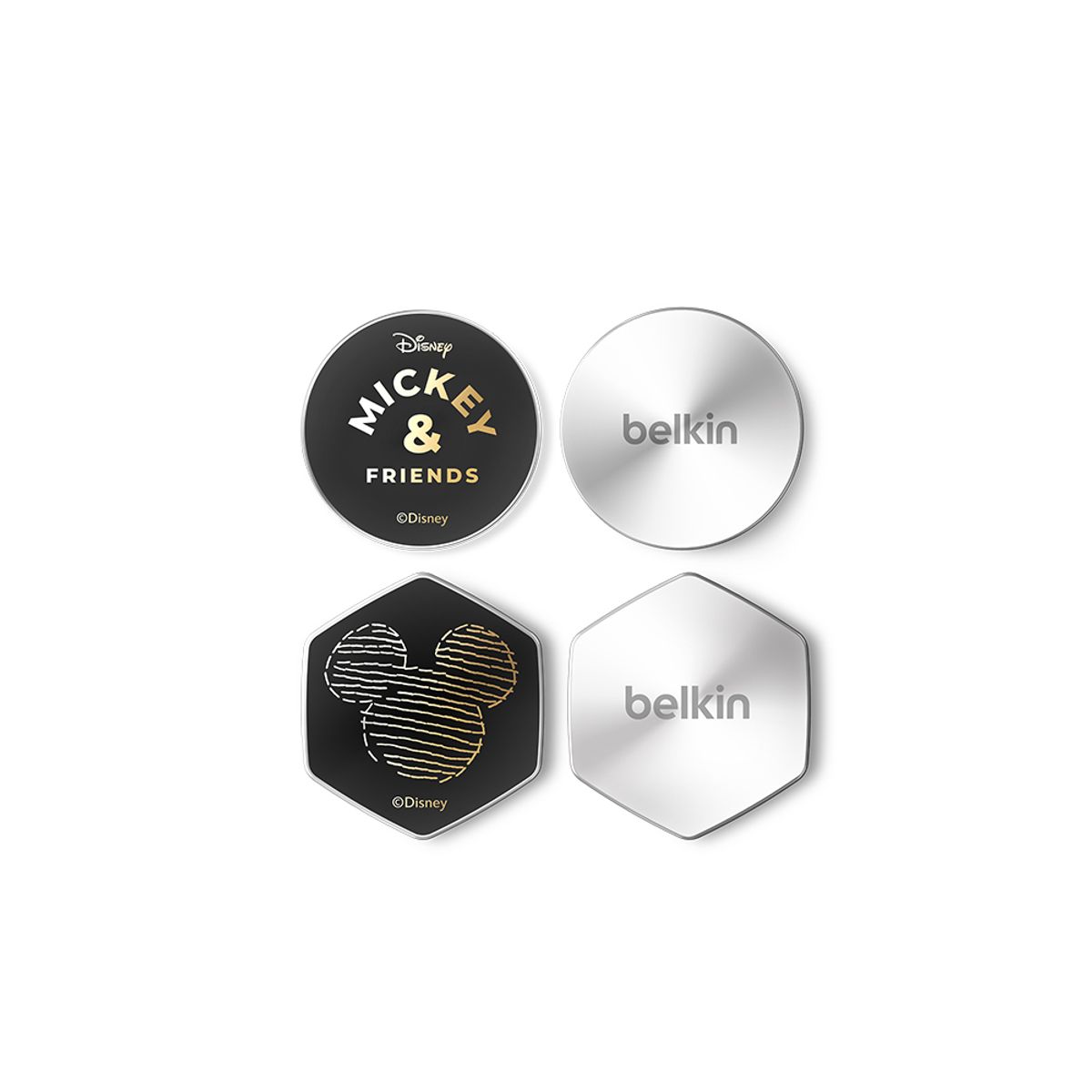 벨킨(BELKIN) 디즈니 미키와 친구들 2in1 크로스바디 프리미엄 양면 가죽 스트랩 MSZ003BK