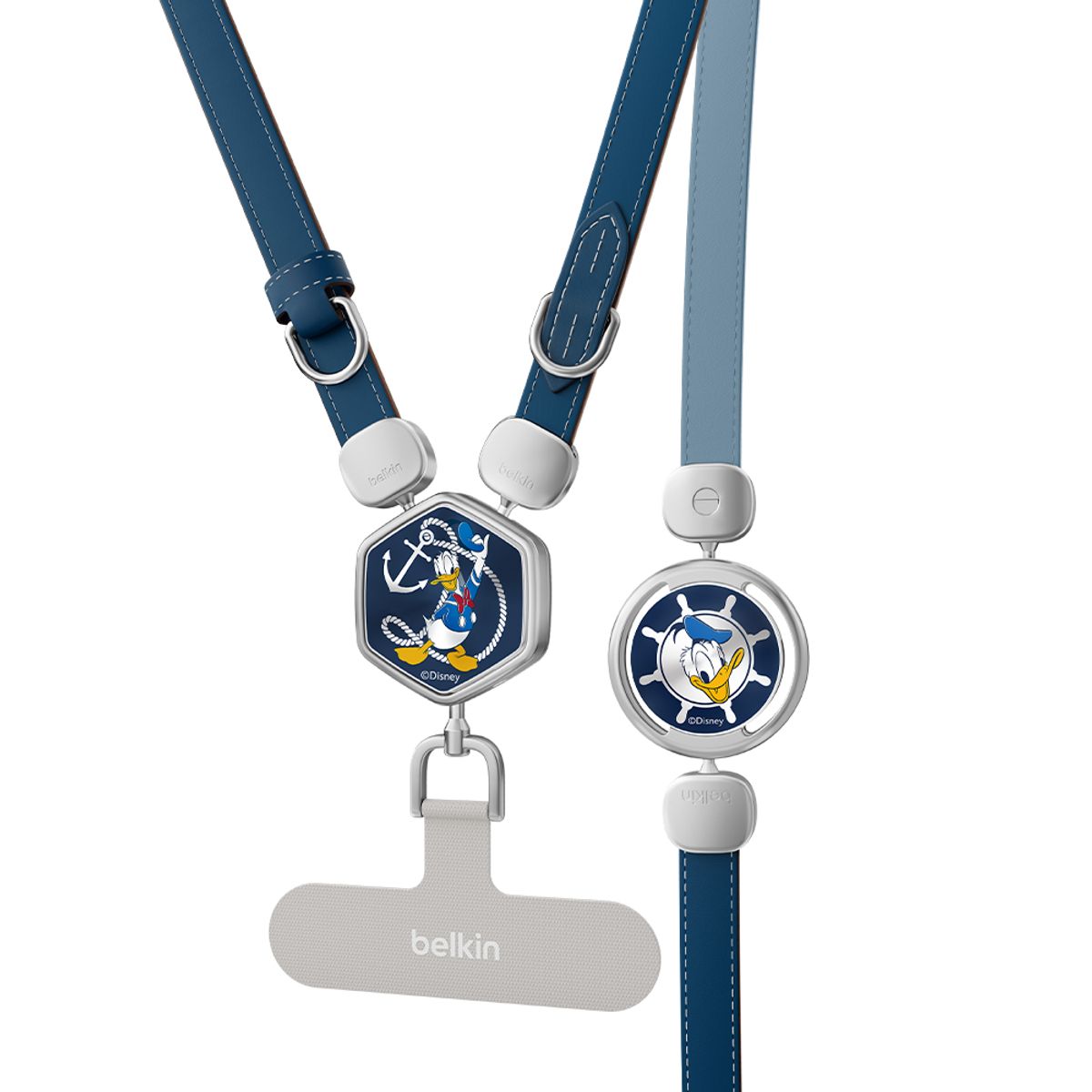 벨킨(BELKIN) 디즈니 도날드덕 2in1 크로스바디 프리미엄 양면 가죽 스트랩 MSZ003NB