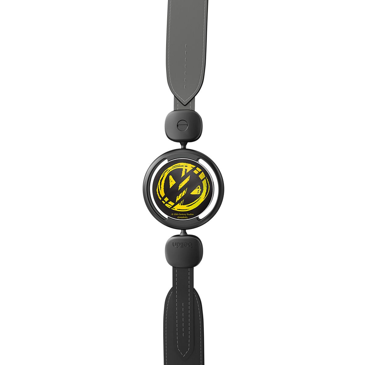 벨킨(BELKIN) 마블 데드풀과 울버린 크로스바디 프리미엄 양면 가죽 스트랩 MSZ005BR
