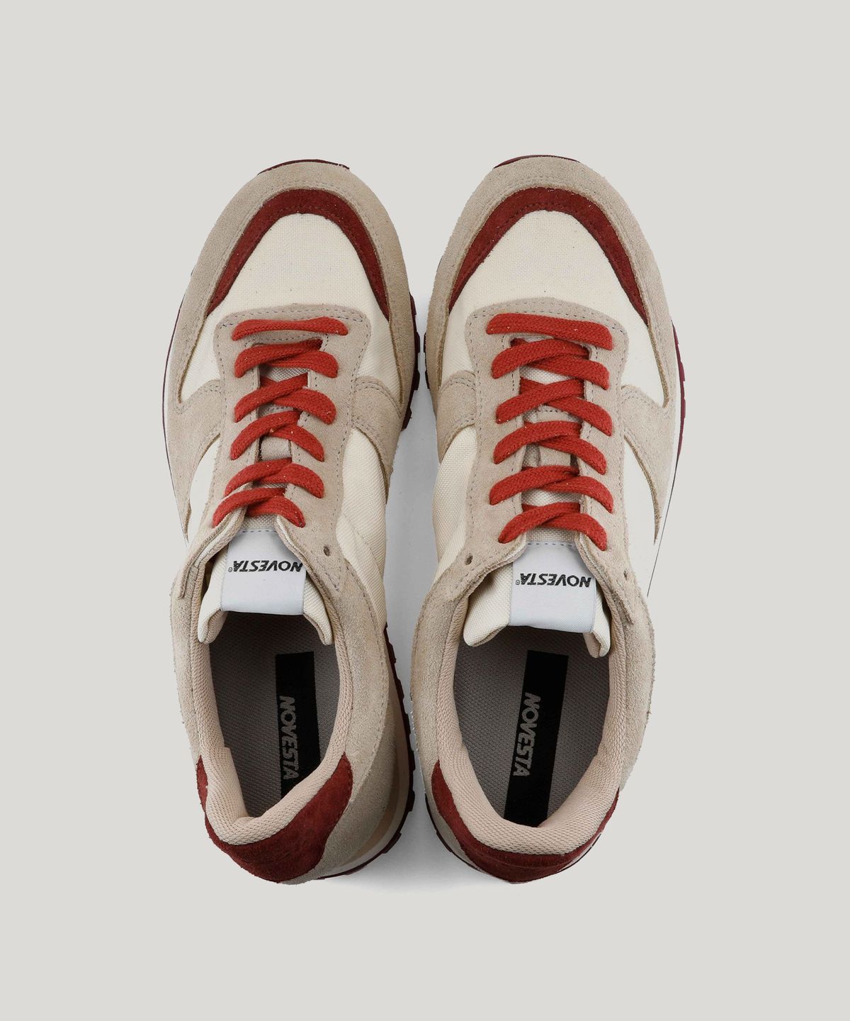 노베스타(NOVESTA) 마라톤 트레일 스니커즈 Beige/Brown