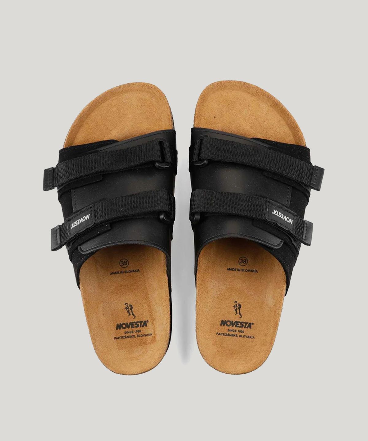 노베스타(NOVESTA) 파티산 샌들 All Black