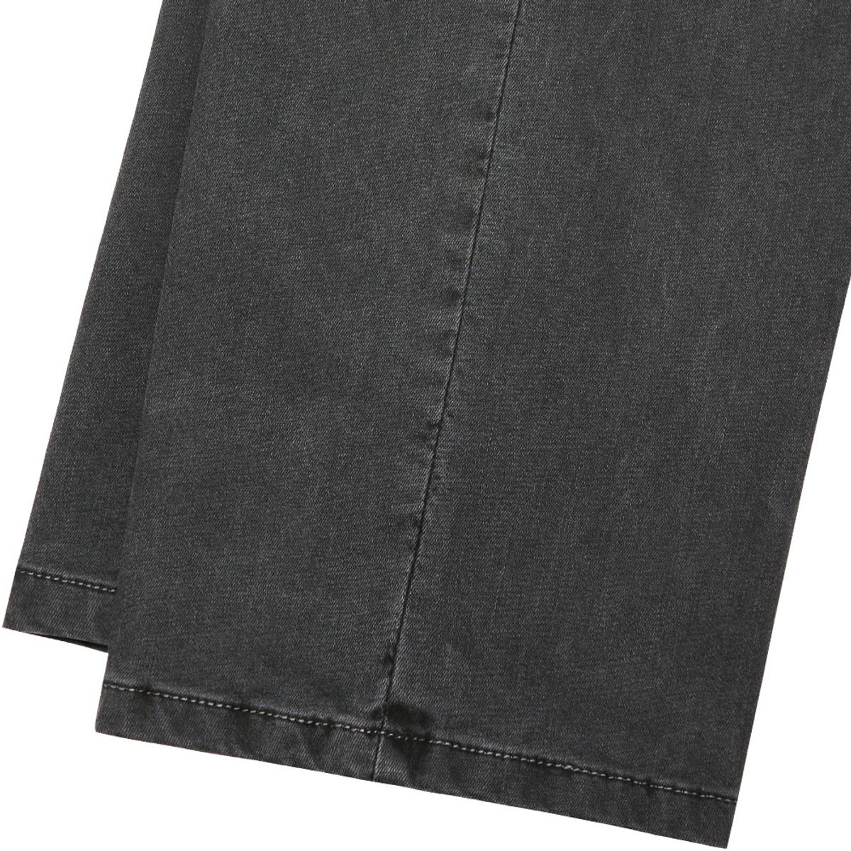 솔티(SORTIE) ISKO Wide Denim Trousers (Dark Gray)