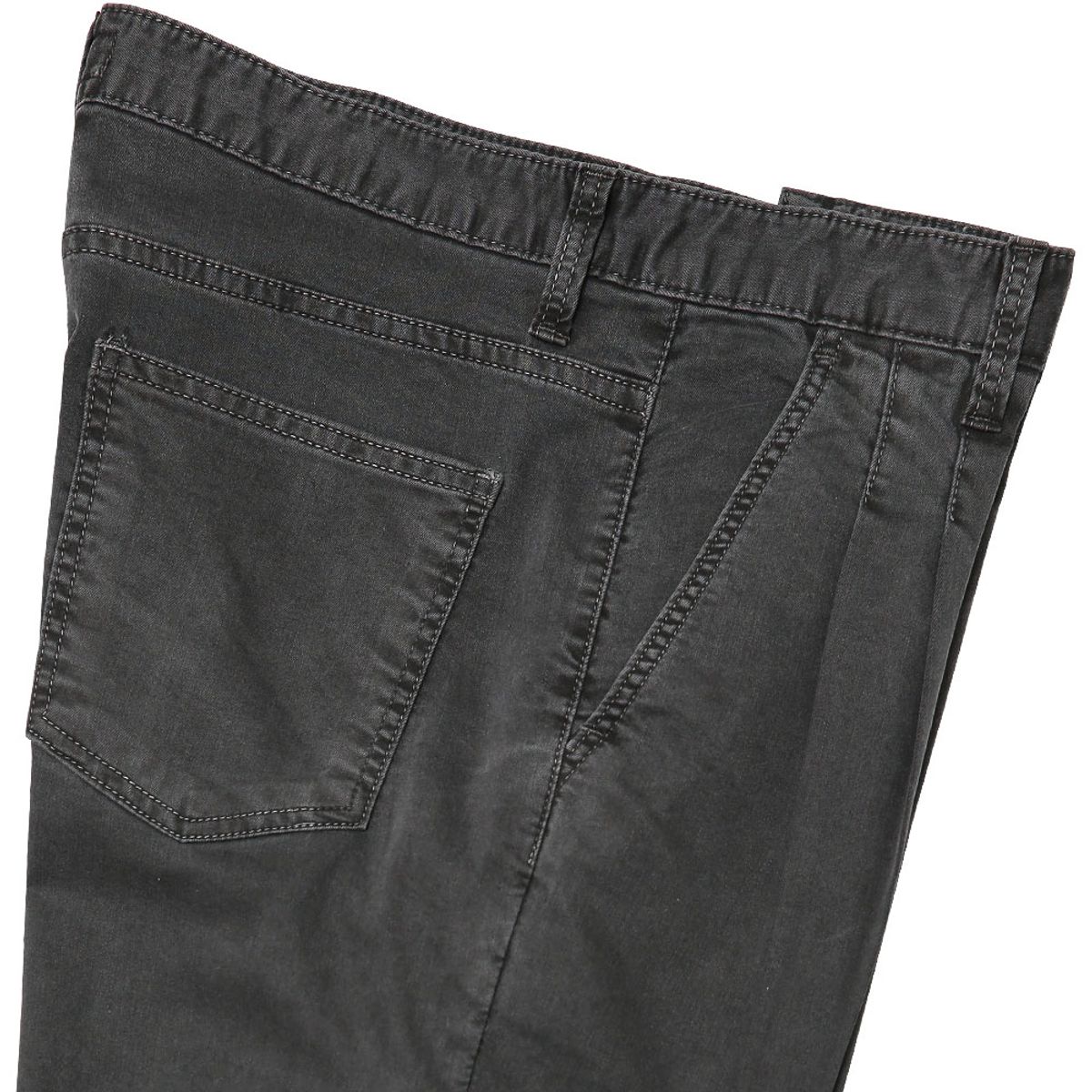 솔티(SORTIE) ISKO Wide Denim Trousers (Dark Gray)