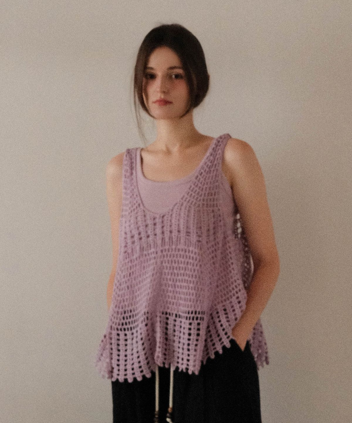 쿨키튼(KOOLKITTEN) Mesh Knit & Sleeveless Summer Set