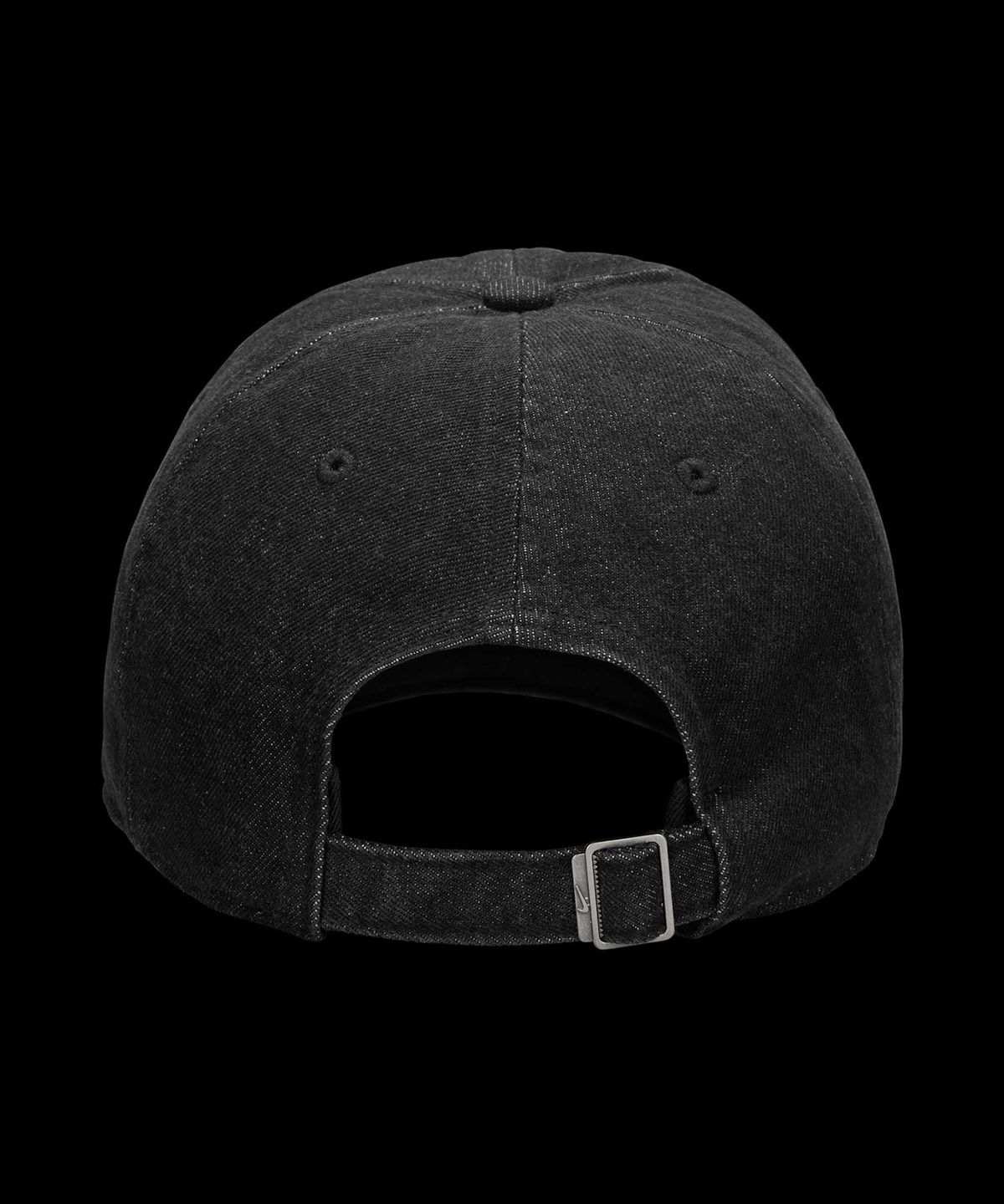 나이키(NIKE) 클럽 언스트럭처 데님 캡 - 블랙:화이트 / HF0383-010