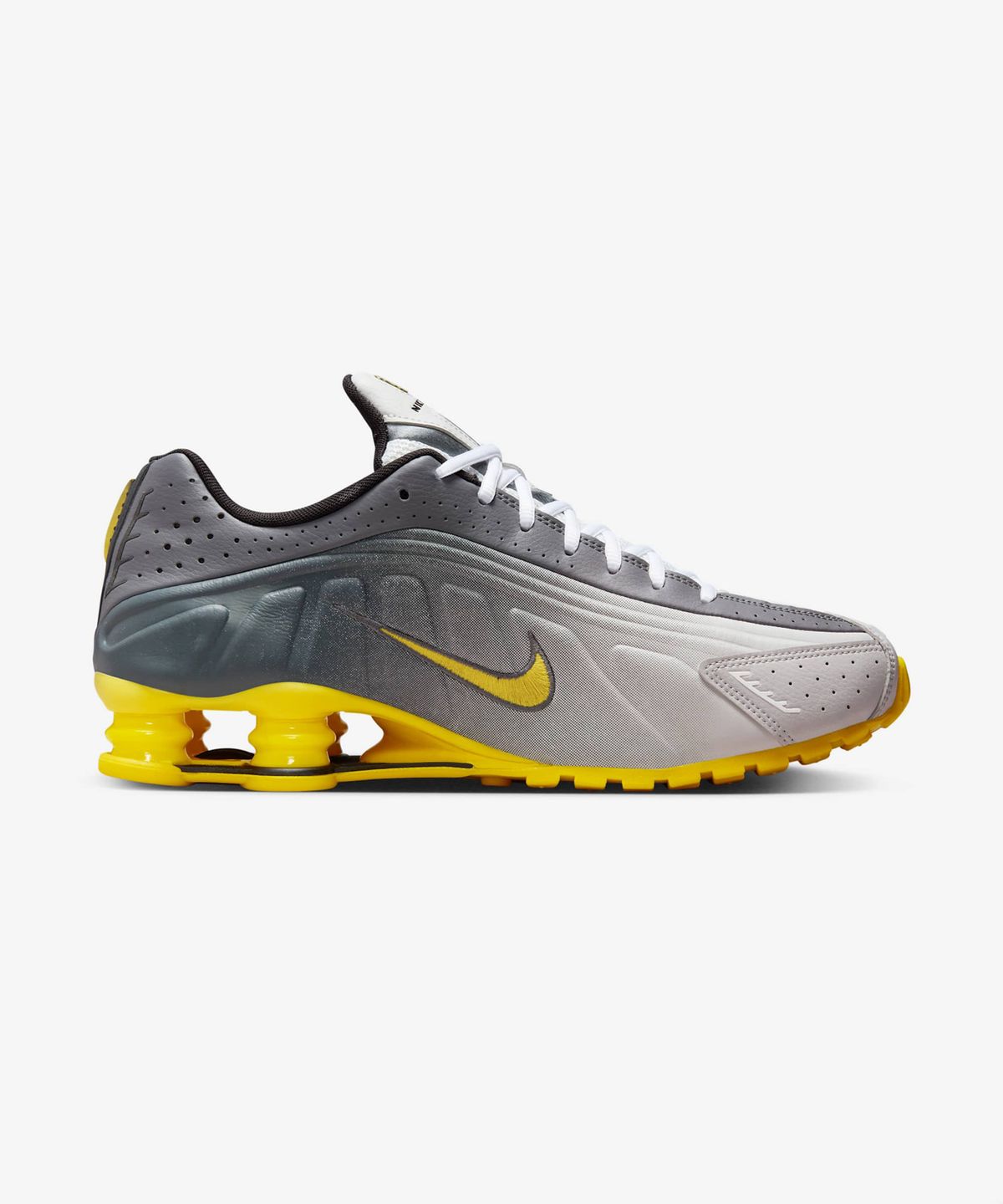 나이키(NIKE) 샥스 R4 SE M - 배스트 그레이:라이트 그래파이트:스모크 그레이:브라이트 시트론 / IH3397-078