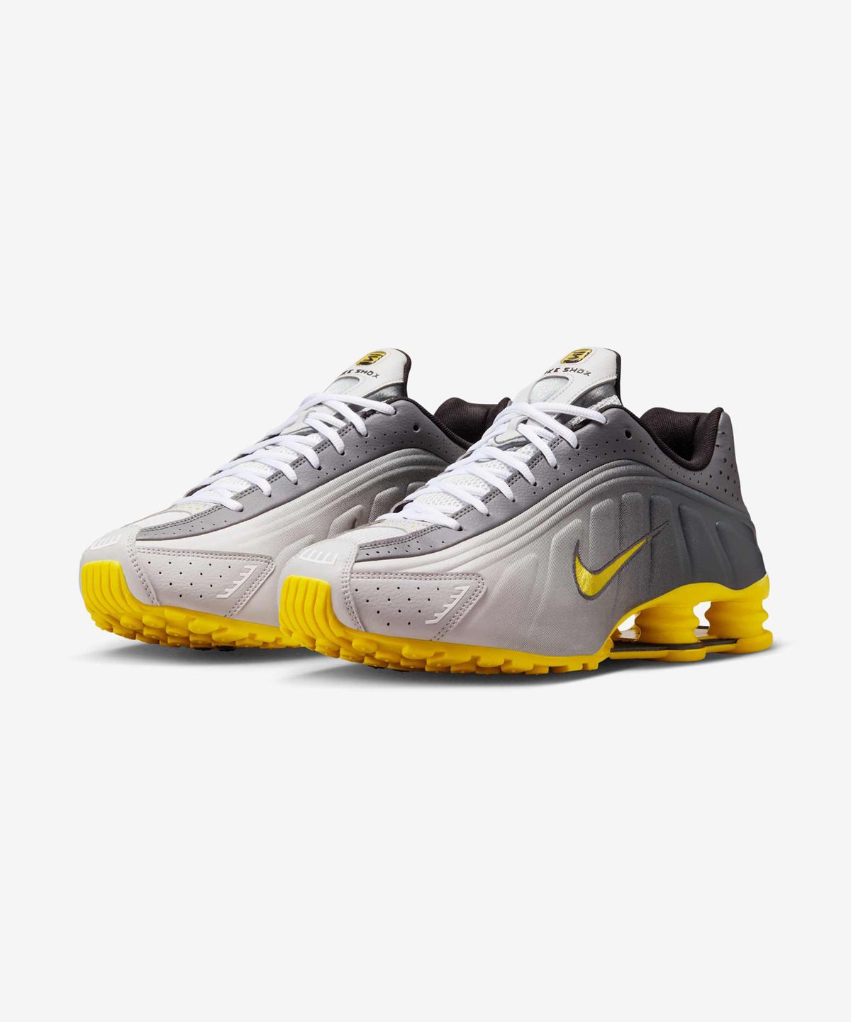 나이키(NIKE) 샥스 R4 SE M - 배스트 그레이:라이트 그래파이트:스모크 그레이:브라이트 시트론 / IH3397-078