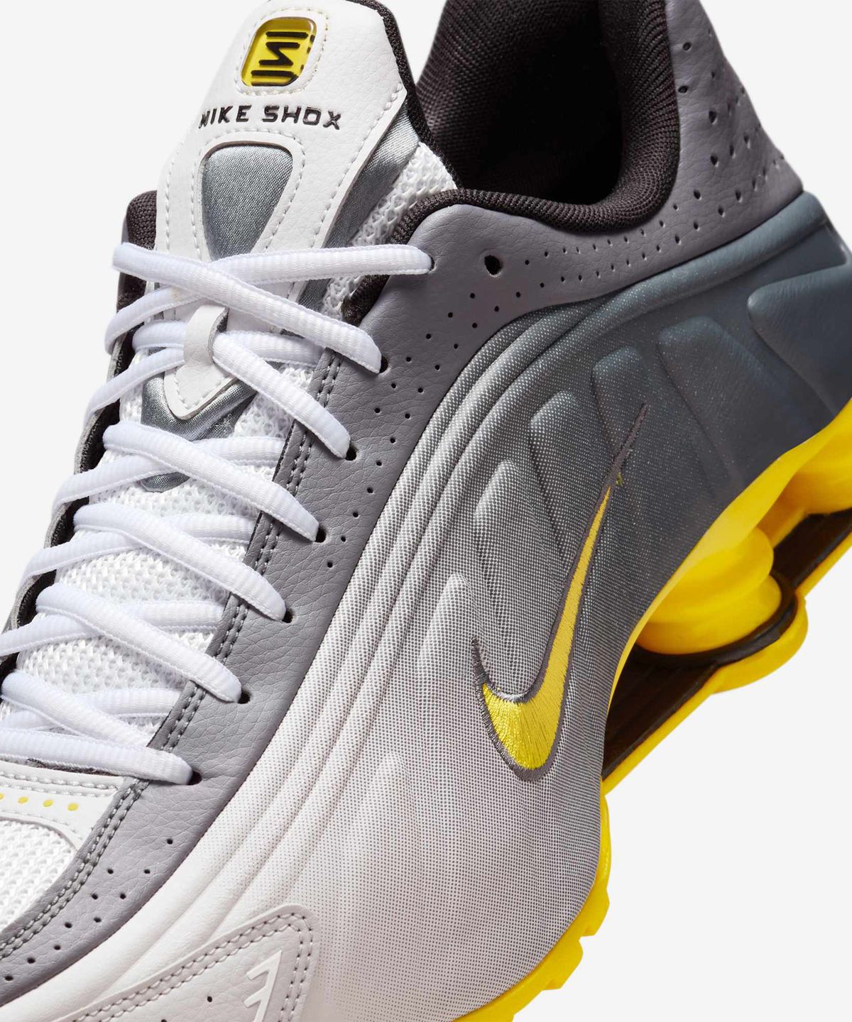 나이키(NIKE) 샥스 R4 SE M - 배스트 그레이:라이트 그래파이트:스모크 그레이:브라이트 시트론 / IH3397-078