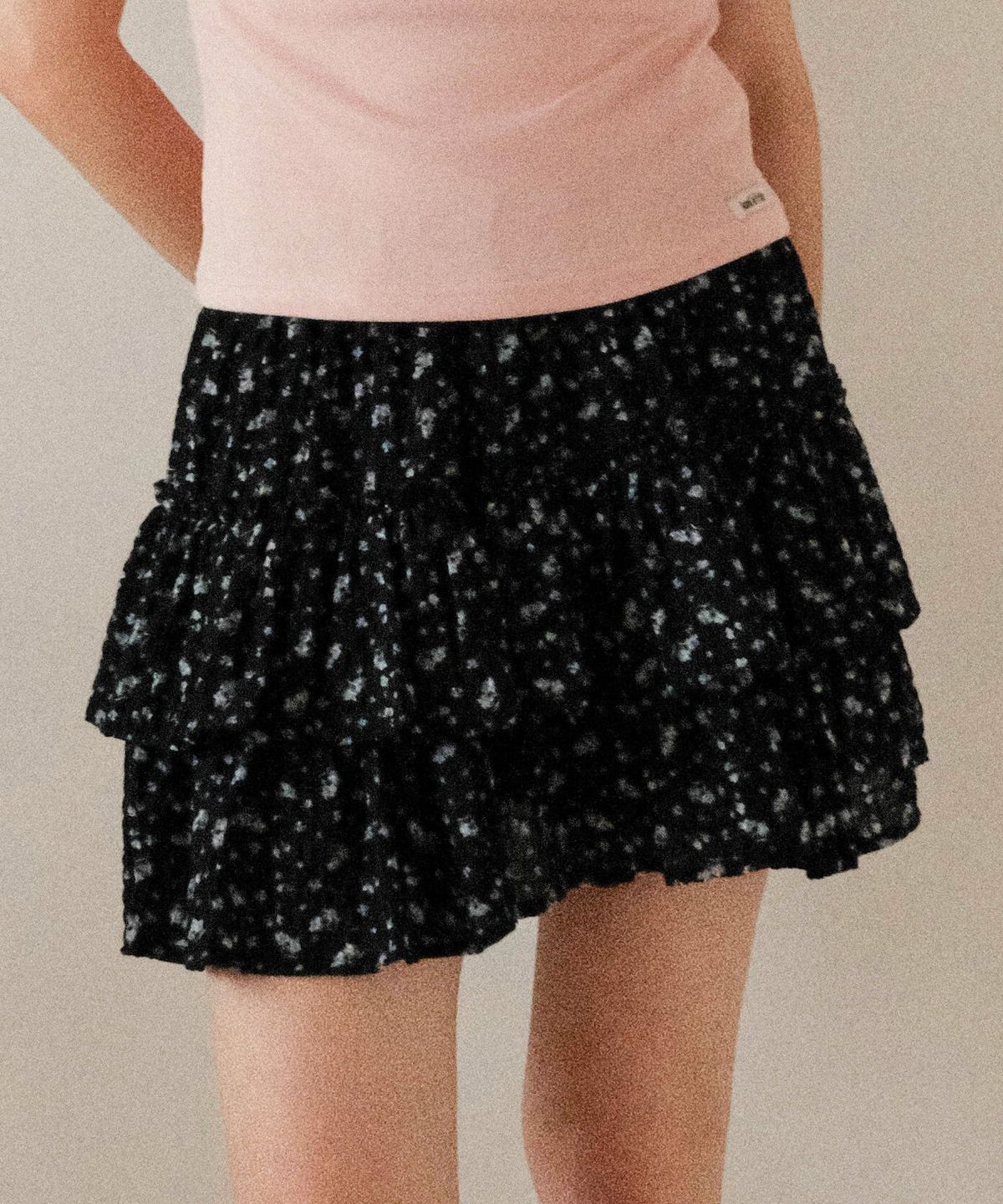 쿨키튼(KOOLKITTEN) Bloomy Ruffle Mini Skirt
