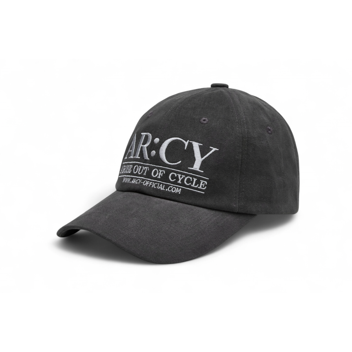 아르씨(ARCY) ARISE BALL CAP [CHARCOAL]
