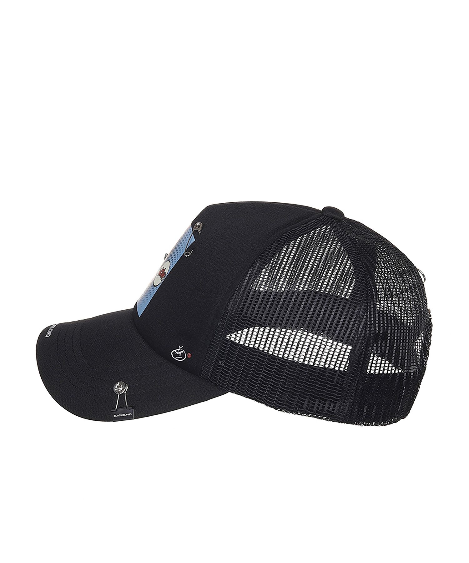 MUSINSA | BLACKBLOND Vivid Pop Clash Trucker Mesh Cap Dark