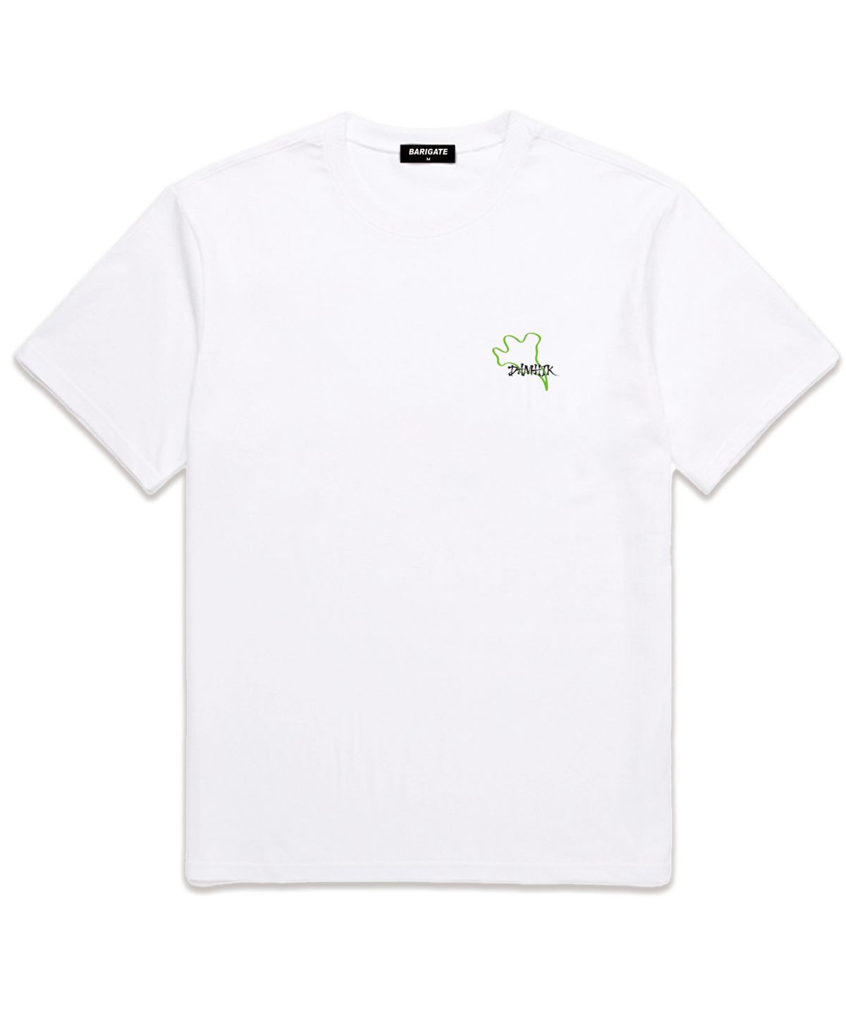 바리게이트(BARIGATE) GHOSTLIINE 오버핏 반팔 티셔츠 (BS027) 화이트