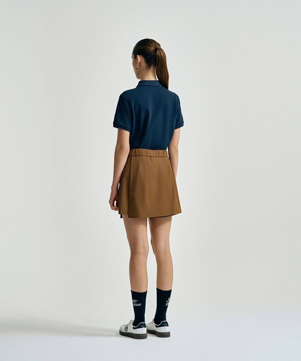 세르지오 타키니(SERGIO TACCHINI) W 스커티 쇼츠 (Brown)
