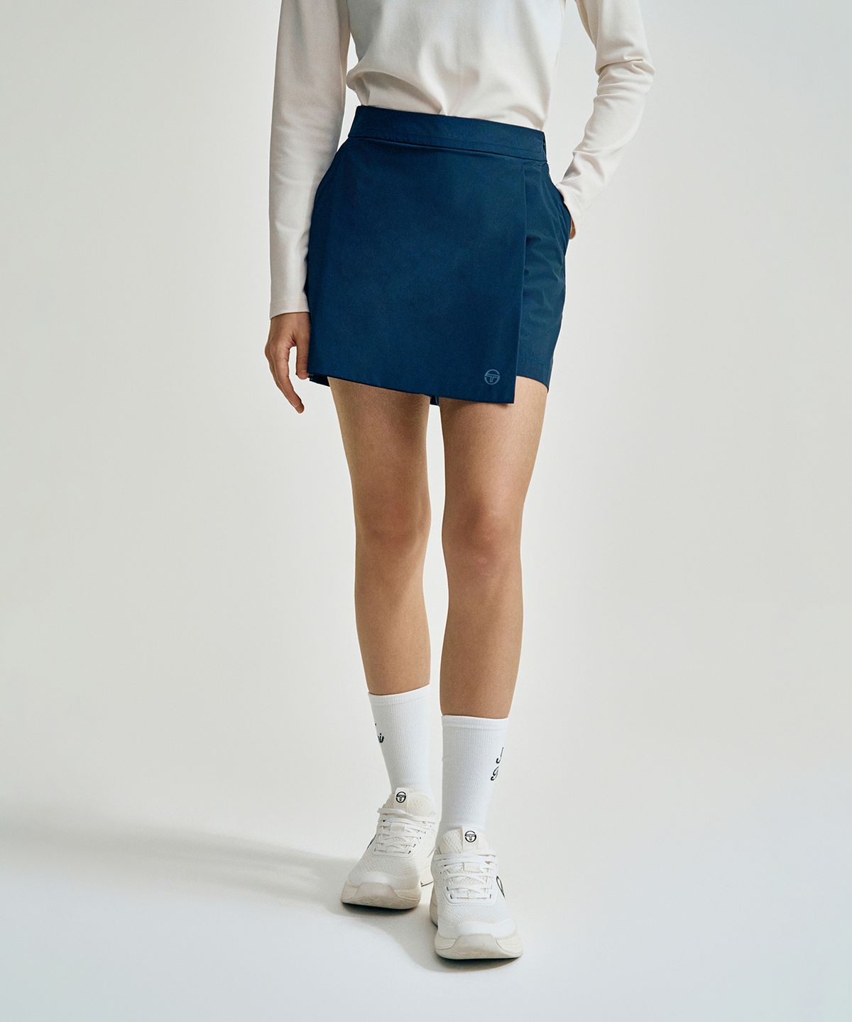 세르지오 타키니(SERGIO TACCHINI) W 스커티 쇼츠 (Navy)