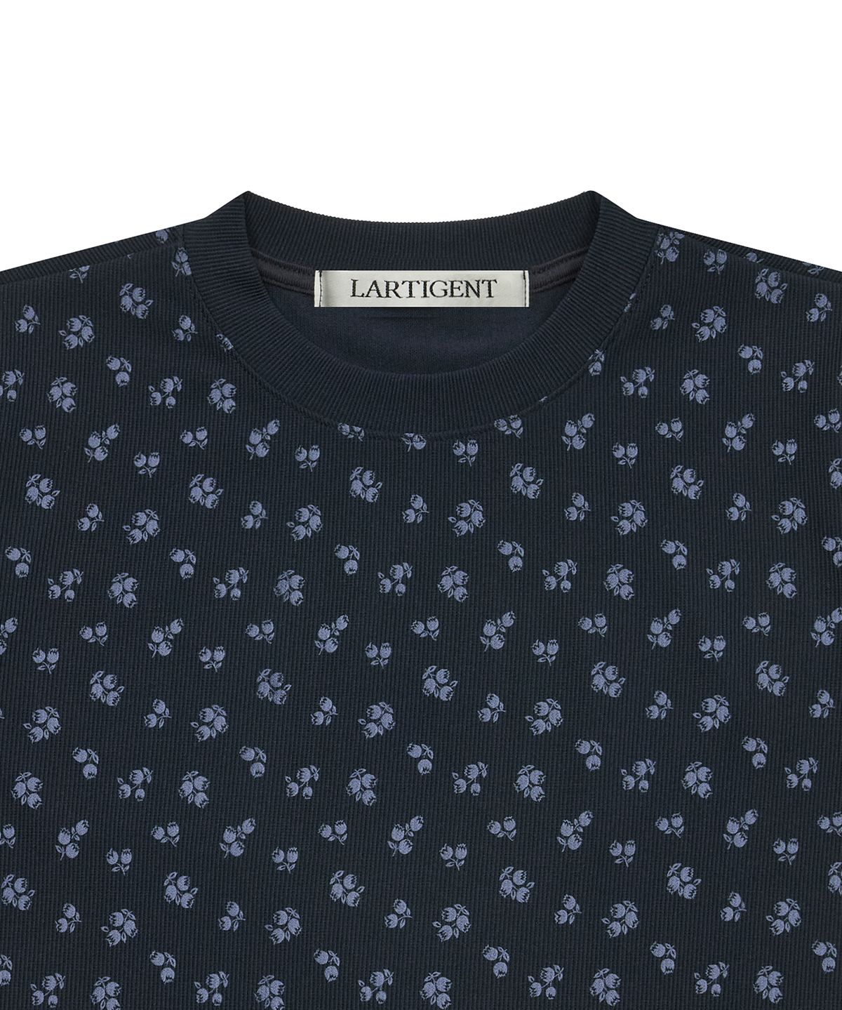 라티젠(LARTIGENT) L19 FLOWER T-SHIRT(NAVY)