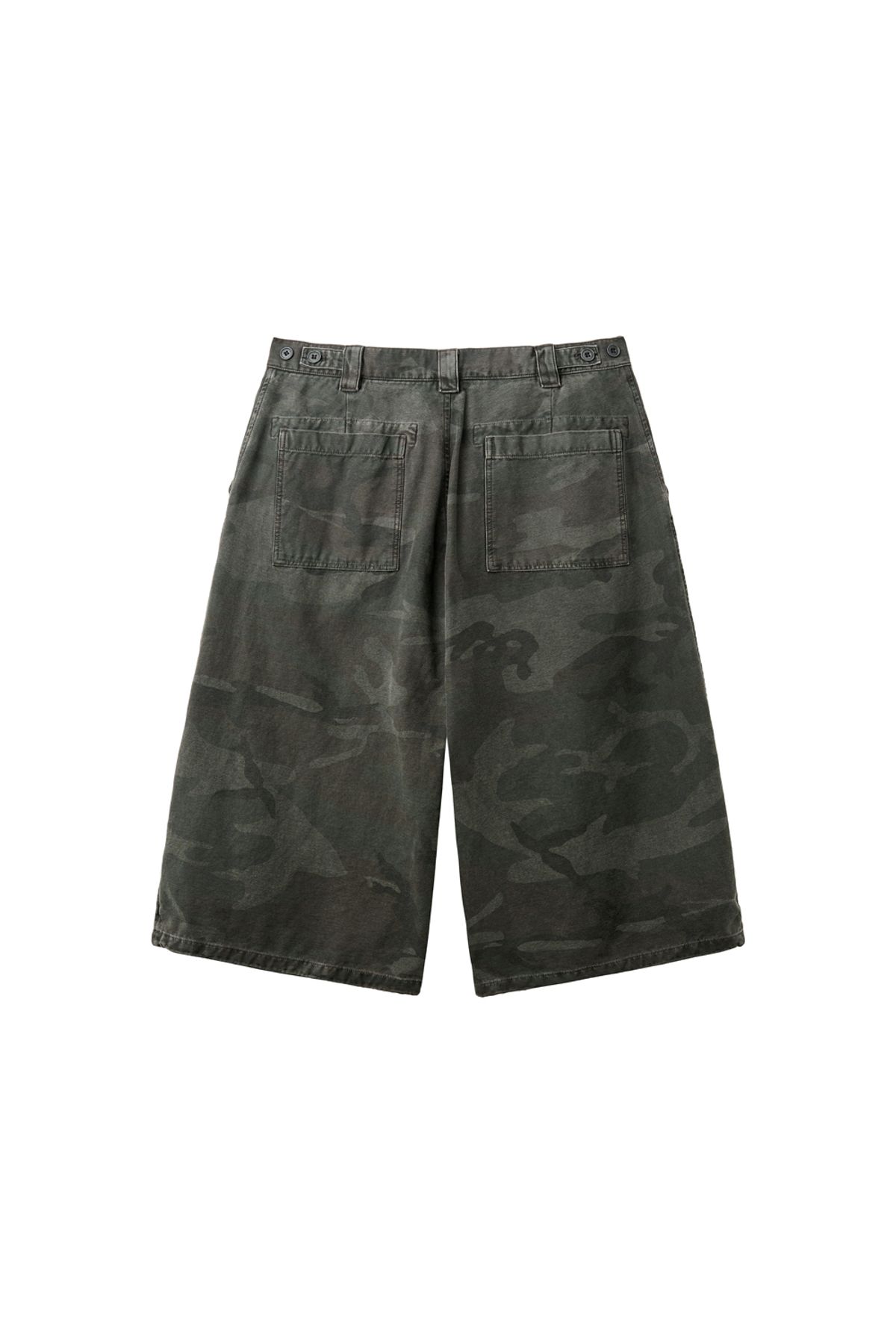 해칭룸(HATCHINGROOM) Snow Shorts Over Dyed Camo Khaki