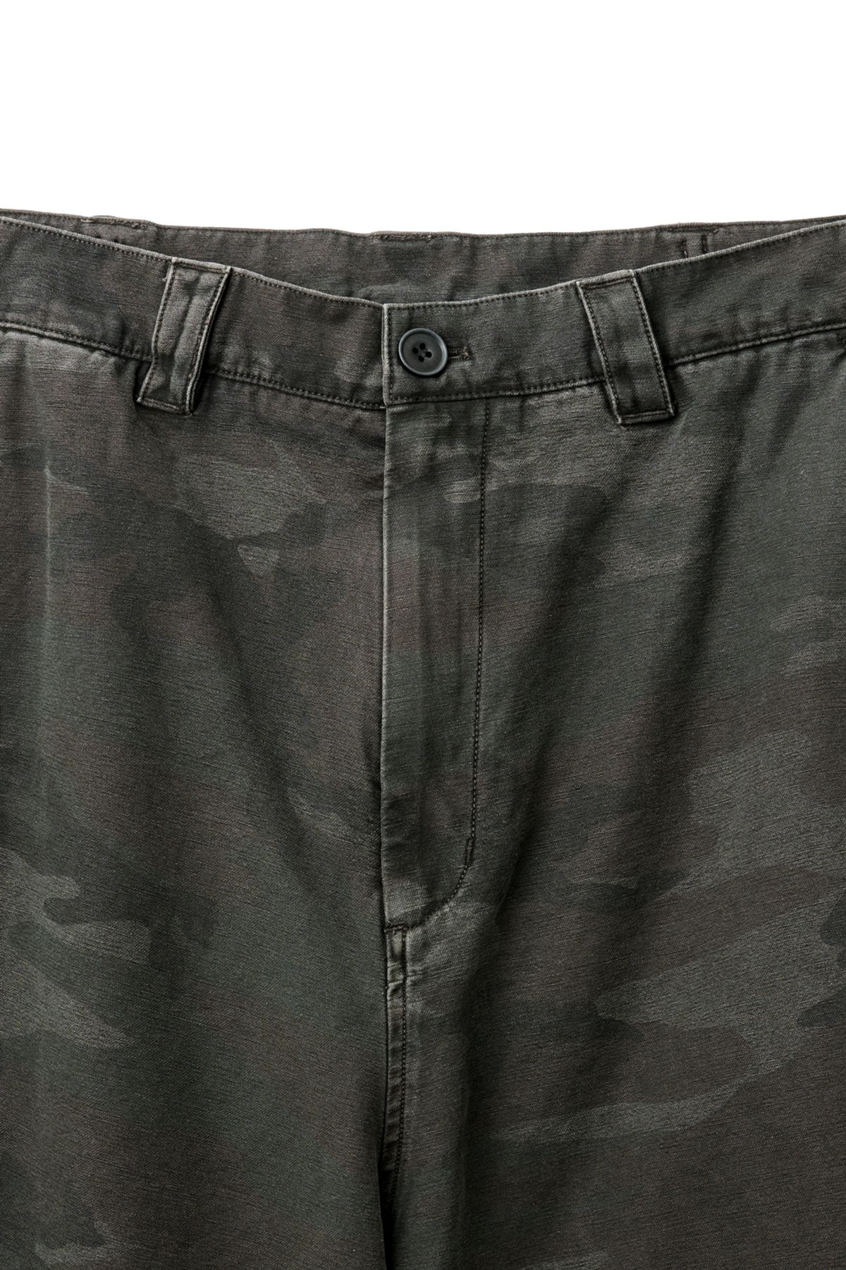 해칭룸(HATCHINGROOM) Snow Shorts Over Dyed Camo Khaki