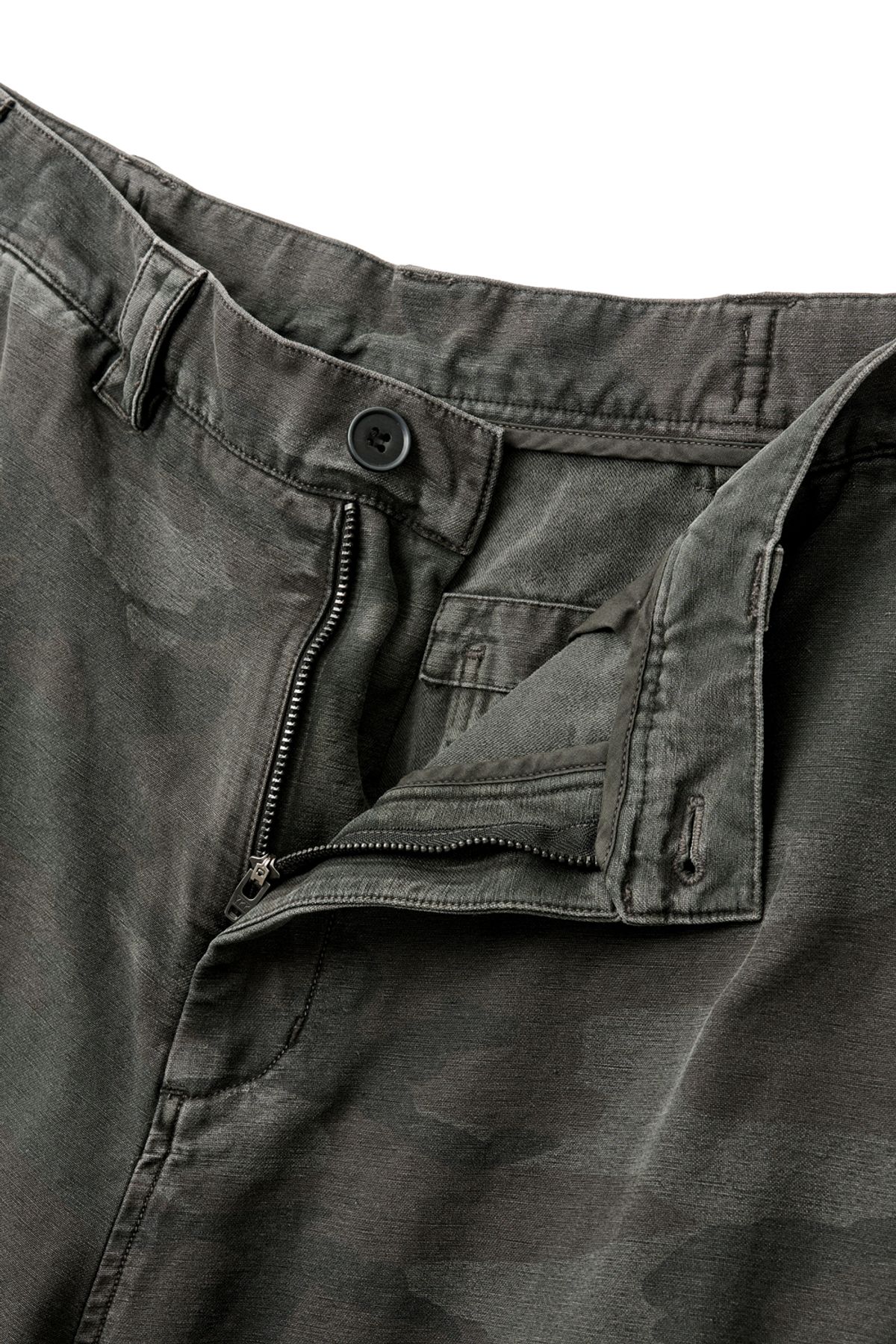 해칭룸(HATCHINGROOM) Snow Shorts Over Dyed Camo Khaki