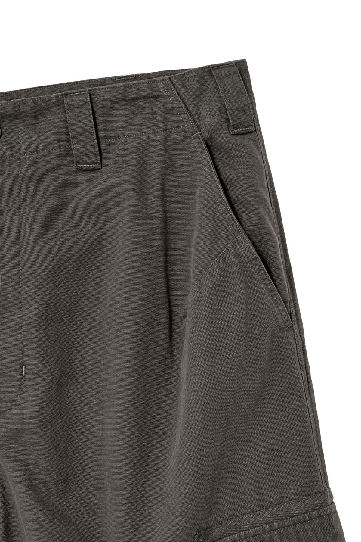 해칭룸(HATCHINGROOM) Twinkle Cargo Shorts Mud Brown