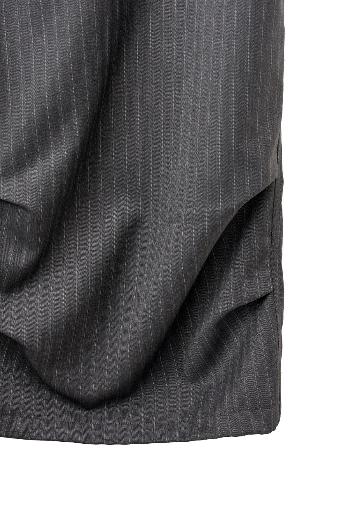 해칭룸(HATCHINGROOM) Snow Shorts Wool Stripe Grey