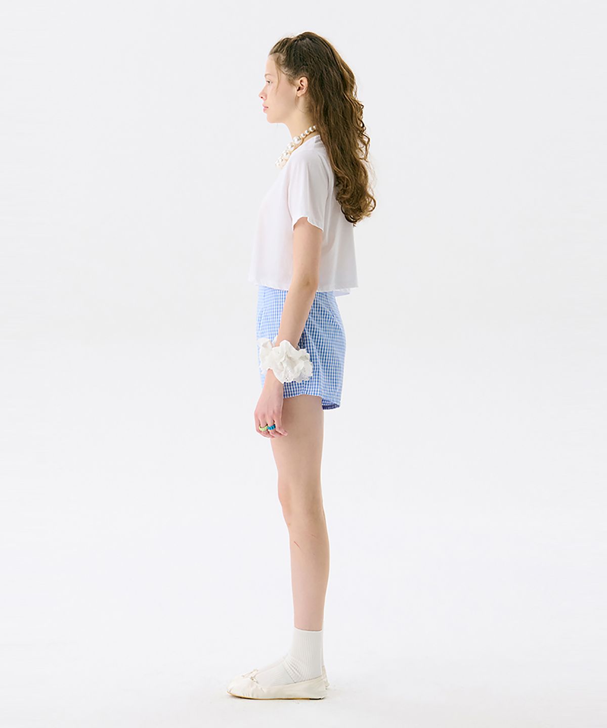 준준스페이스(JUNEJUNE SPACE) Girls Like JUNE Crop T_White(Girls Like JUNE 크롭 티_화이트)