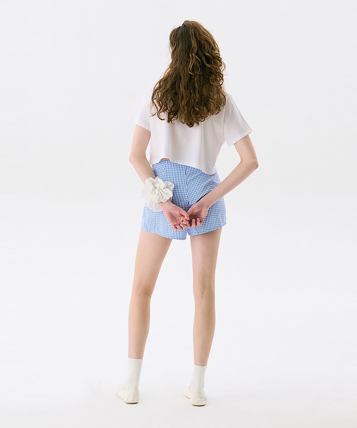 준준스페이스(JUNEJUNE SPACE) Girls Like JUNE Crop T_White(Girls Like JUNE 크롭 티_화이트)