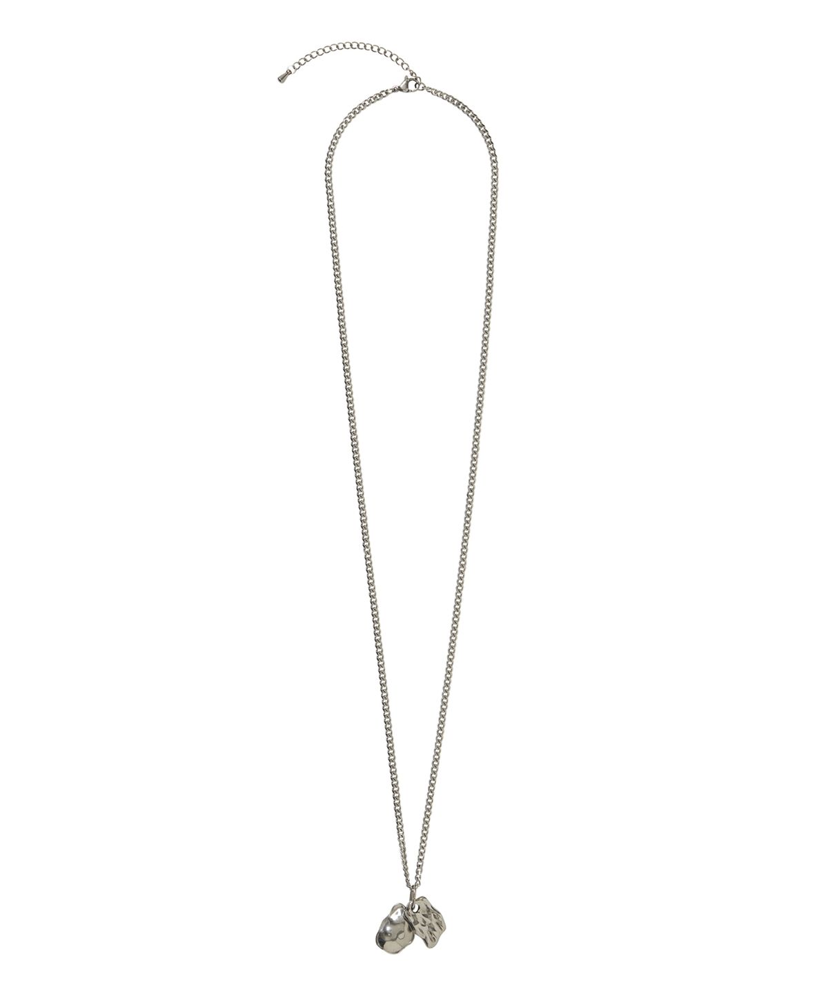 네이키드블러드(NAKEDBLOOD) [HANDMADE] Melted Twin Tag Necklace