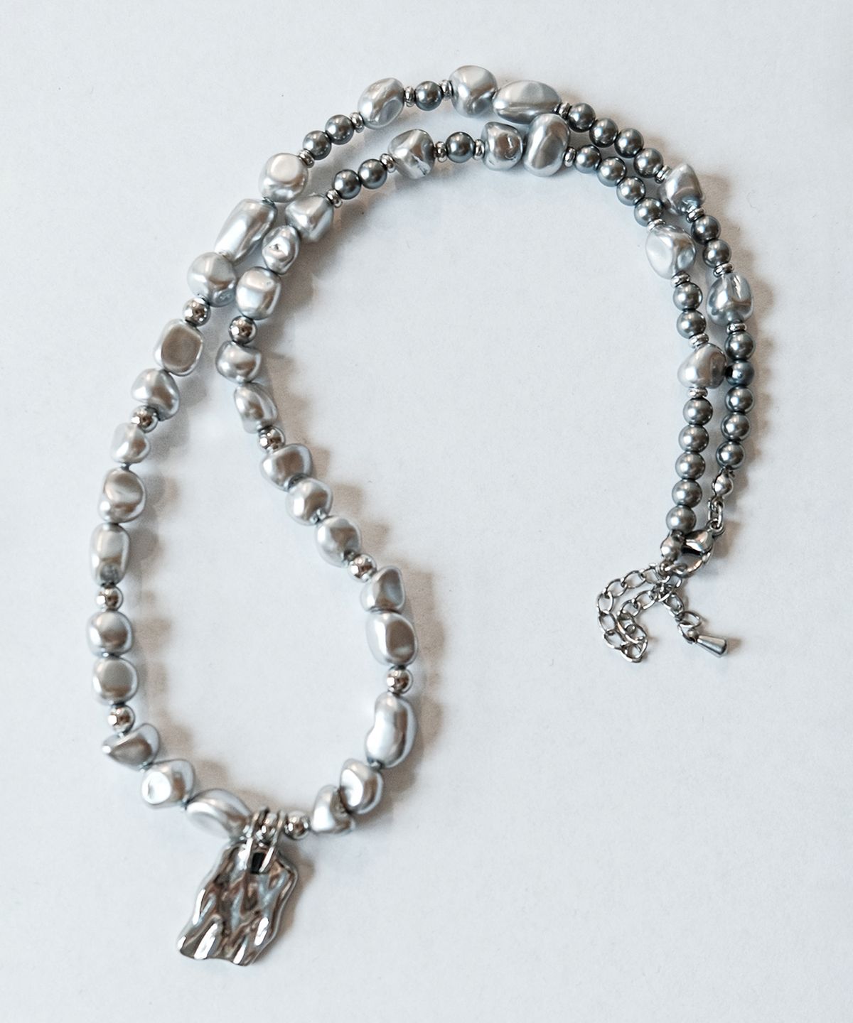 네이키드블러드(NAKEDBLOOD) [HANDMADE] Chrome Flow Necklace