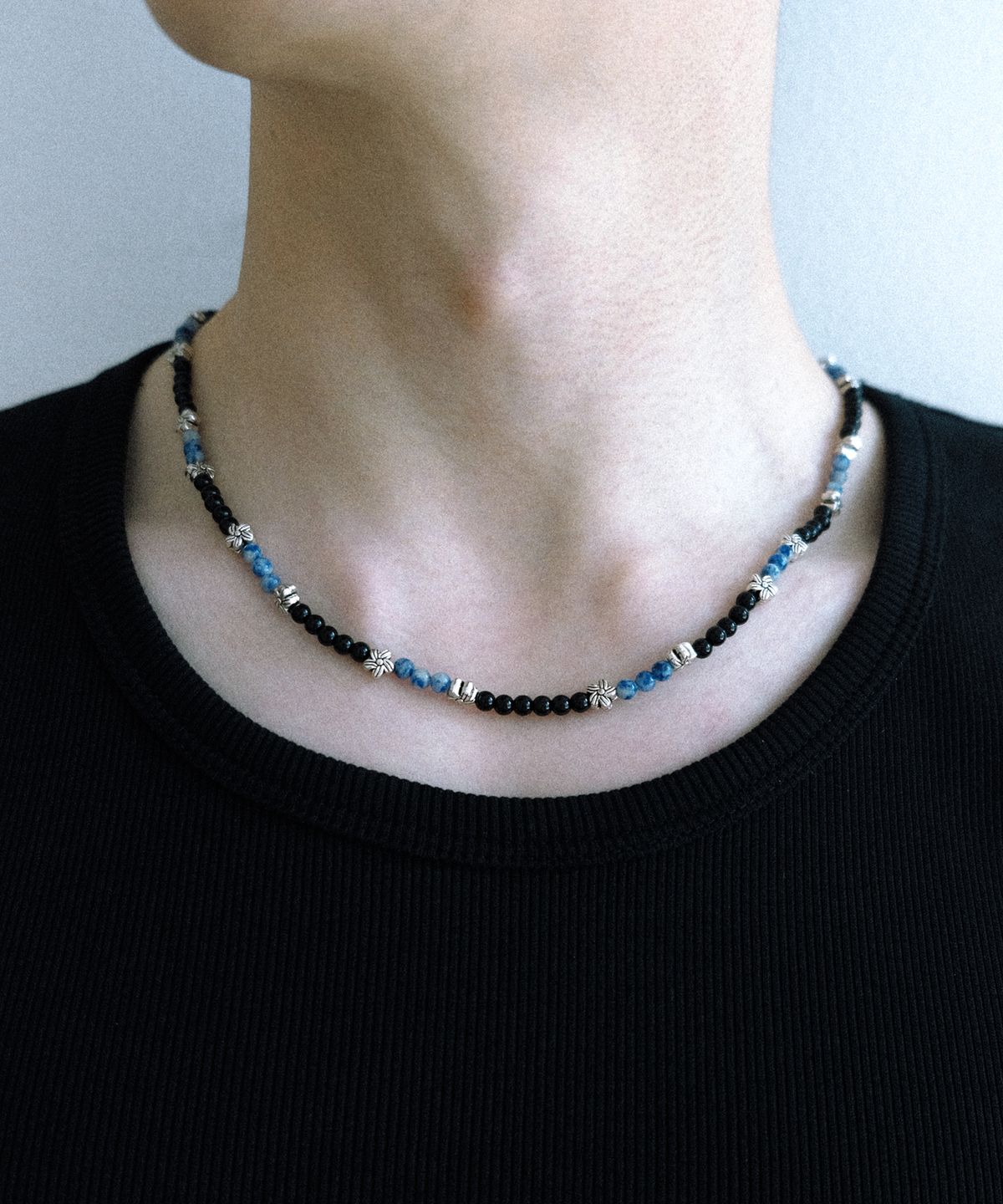 네이키드블러드(NAKEDBLOOD) [HANDMADE] Moontrace Beads Necklace