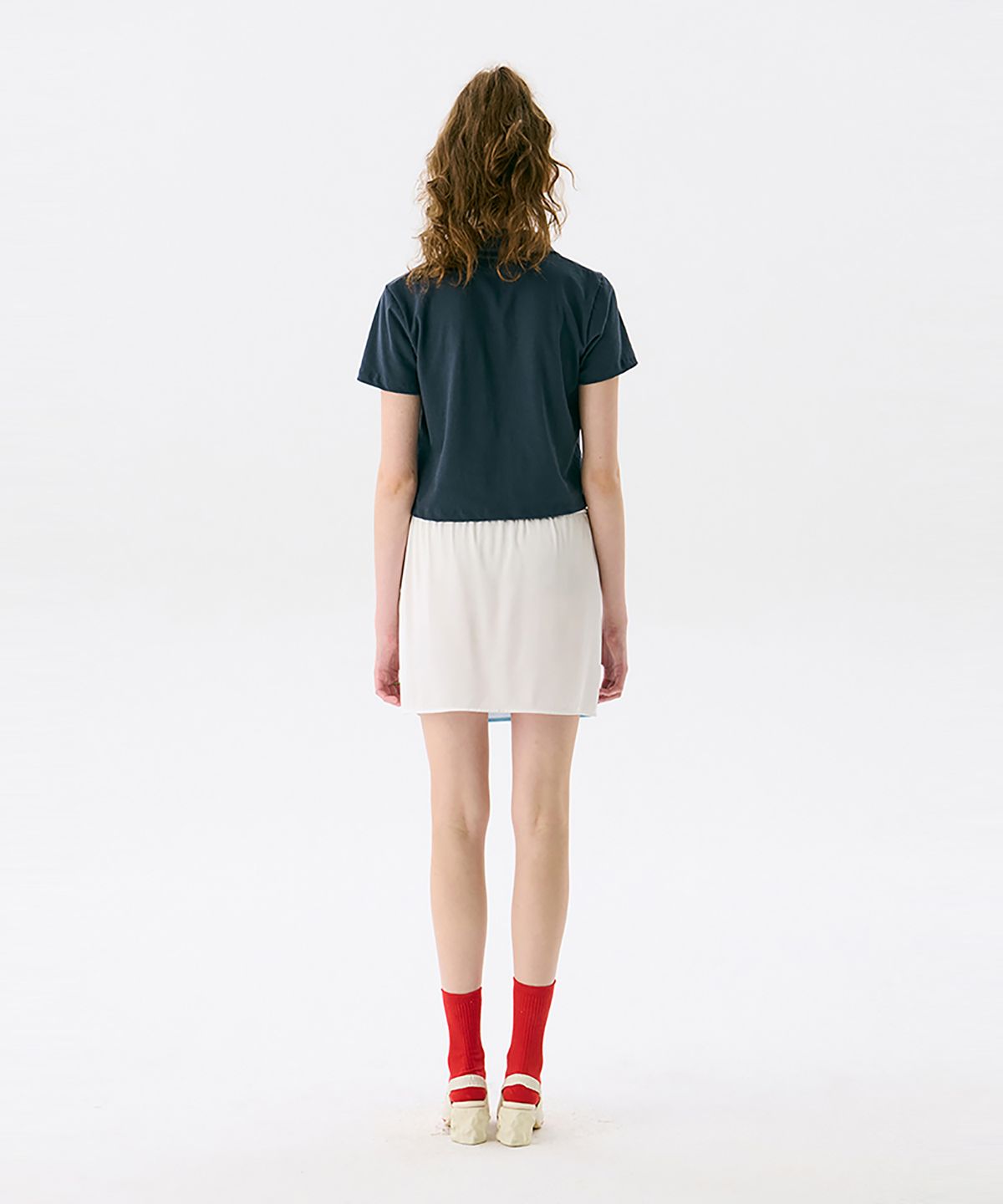 준준스페이스(JUNEJUNE SPACE) Cat Print Mini Skirt_Light Blue(캣 프린트 미니 스커트_라이트 블루)