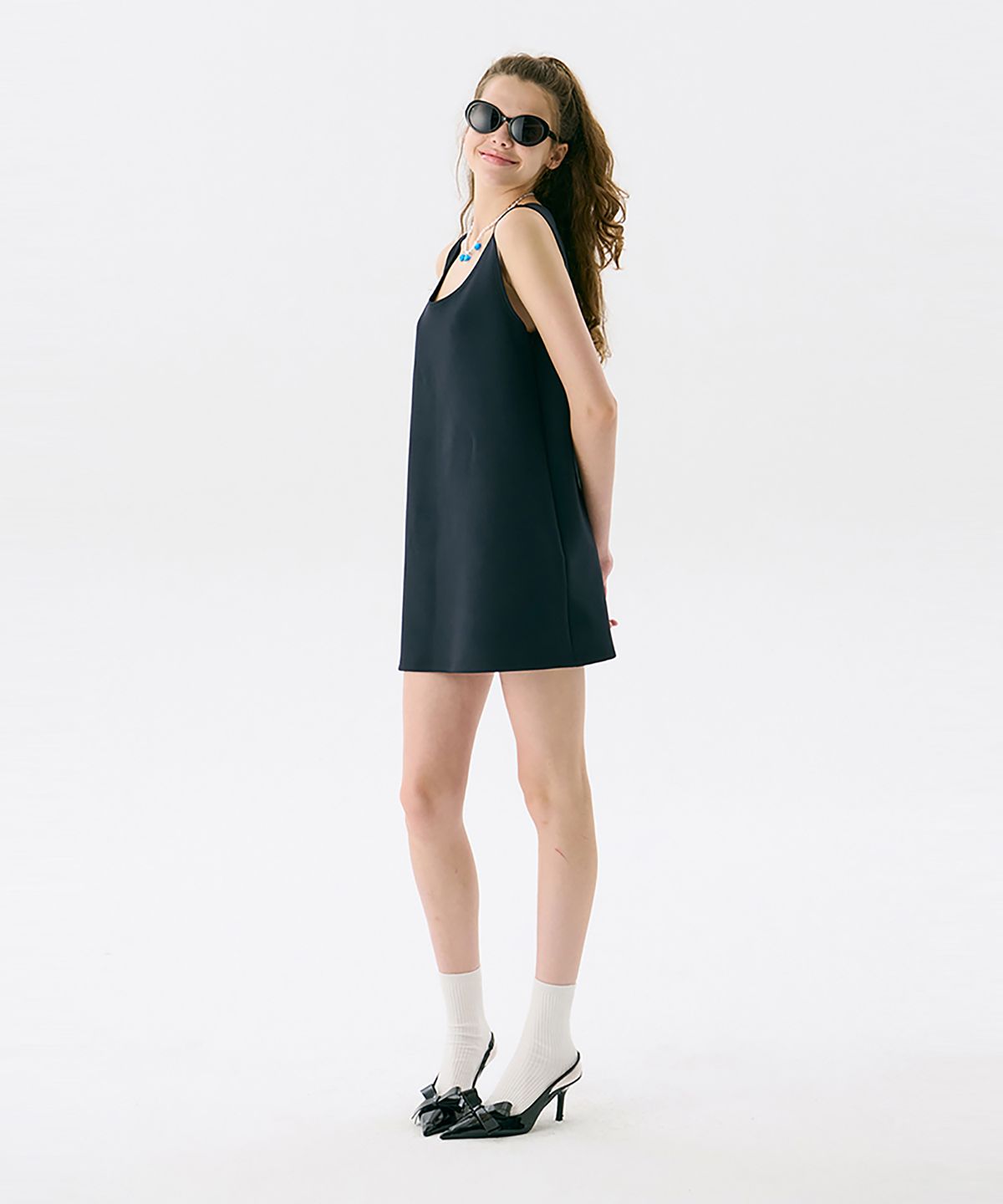 준준스페이스(JUNEJUNE SPACE) Little JuneJune Dress_Black(리틀 준준 드레스_블랙)