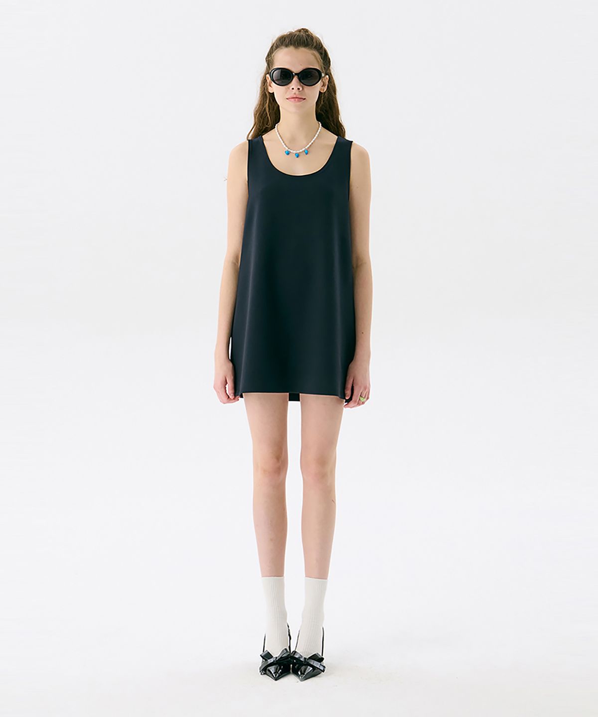 준준스페이스(JUNEJUNE SPACE) Little JuneJune Dress_Black(리틀 준준 드레스_블랙)