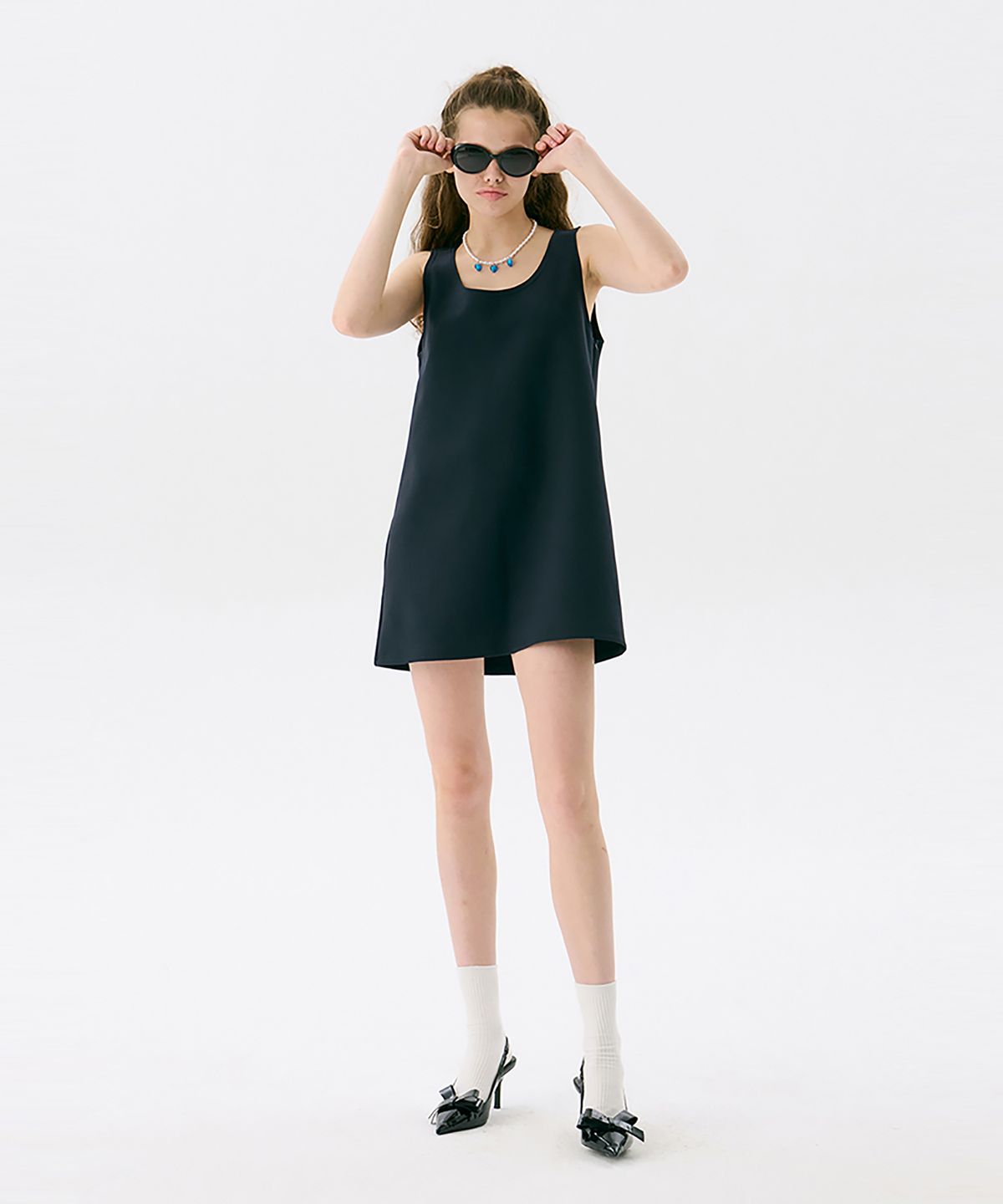 준준스페이스(JUNEJUNE SPACE) Little JuneJune Dress_Black(리틀 준준 드레스_블랙)