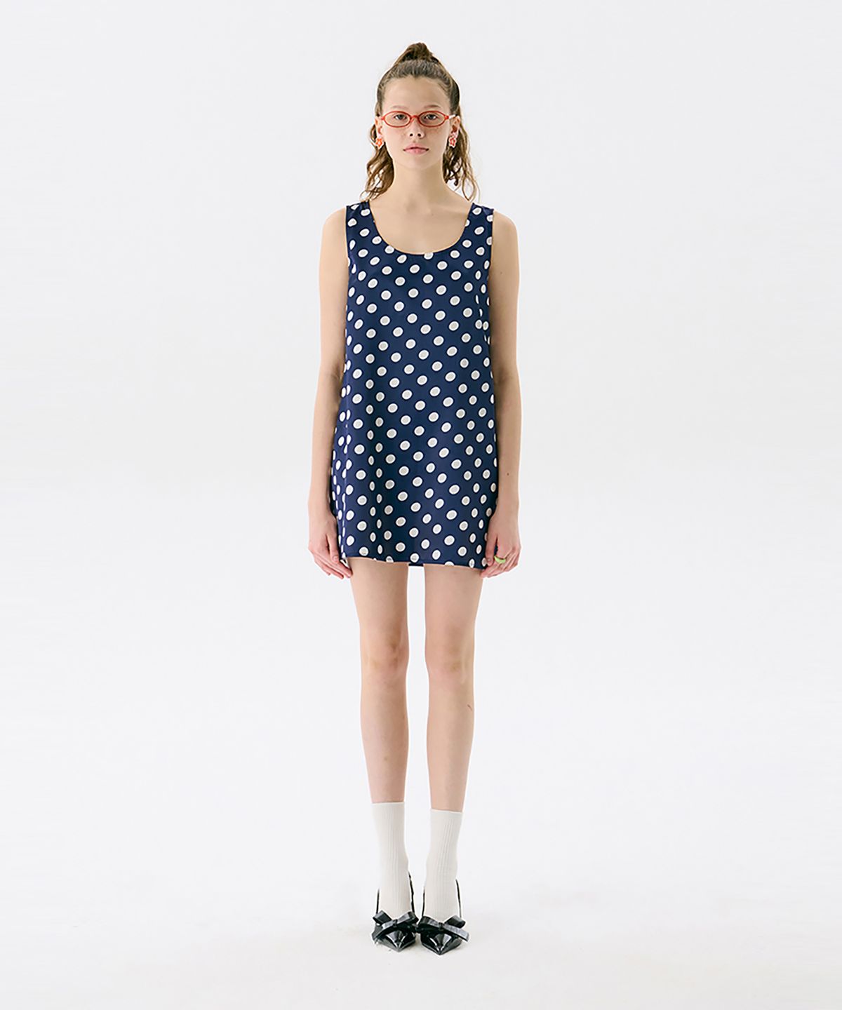 준준스페이스(JUNEJUNE SPACE) Little JuneJune Dress_Navy(리틀 준준 드레스_네이비)