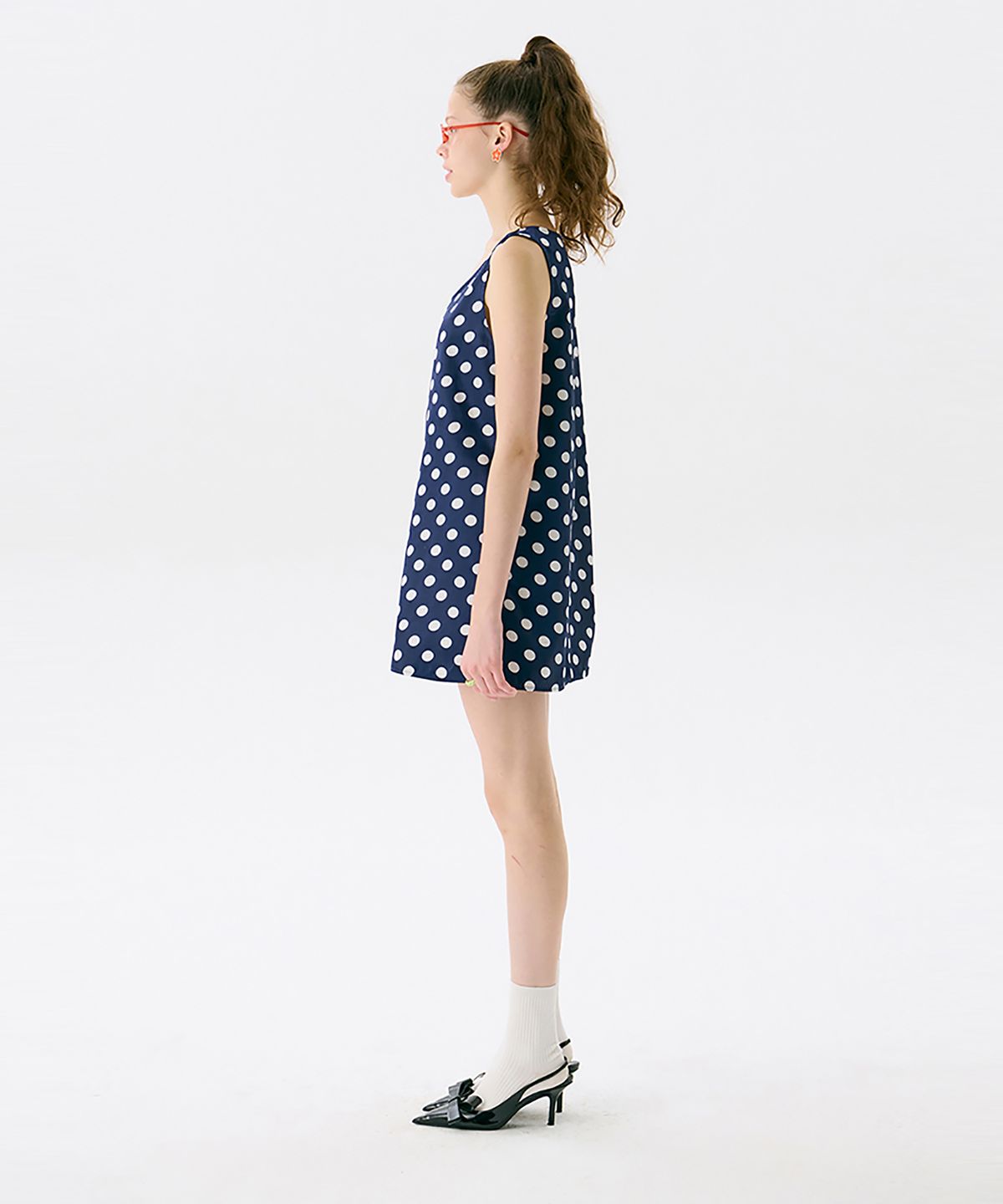 준준스페이스(JUNEJUNE SPACE) Little JuneJune Dress_Navy(리틀 준준 드레스_네이비)