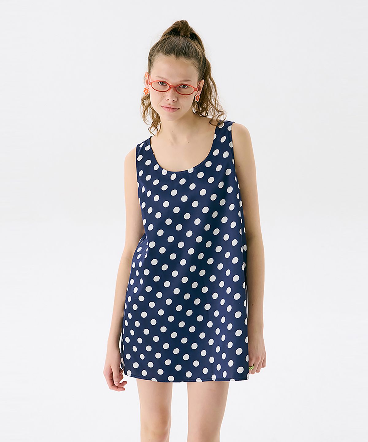 준준스페이스(JUNEJUNE SPACE) Little JuneJune Dress_Navy(리틀 준준 드레스_네이비)