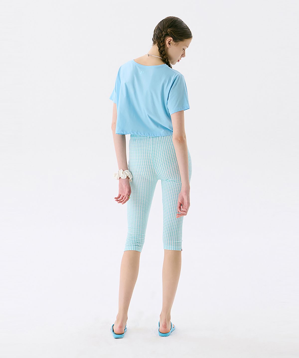준준스페이스(JUNEJUNE SPACE) Capri leggings_Mint (카프리 레깅스_민트)